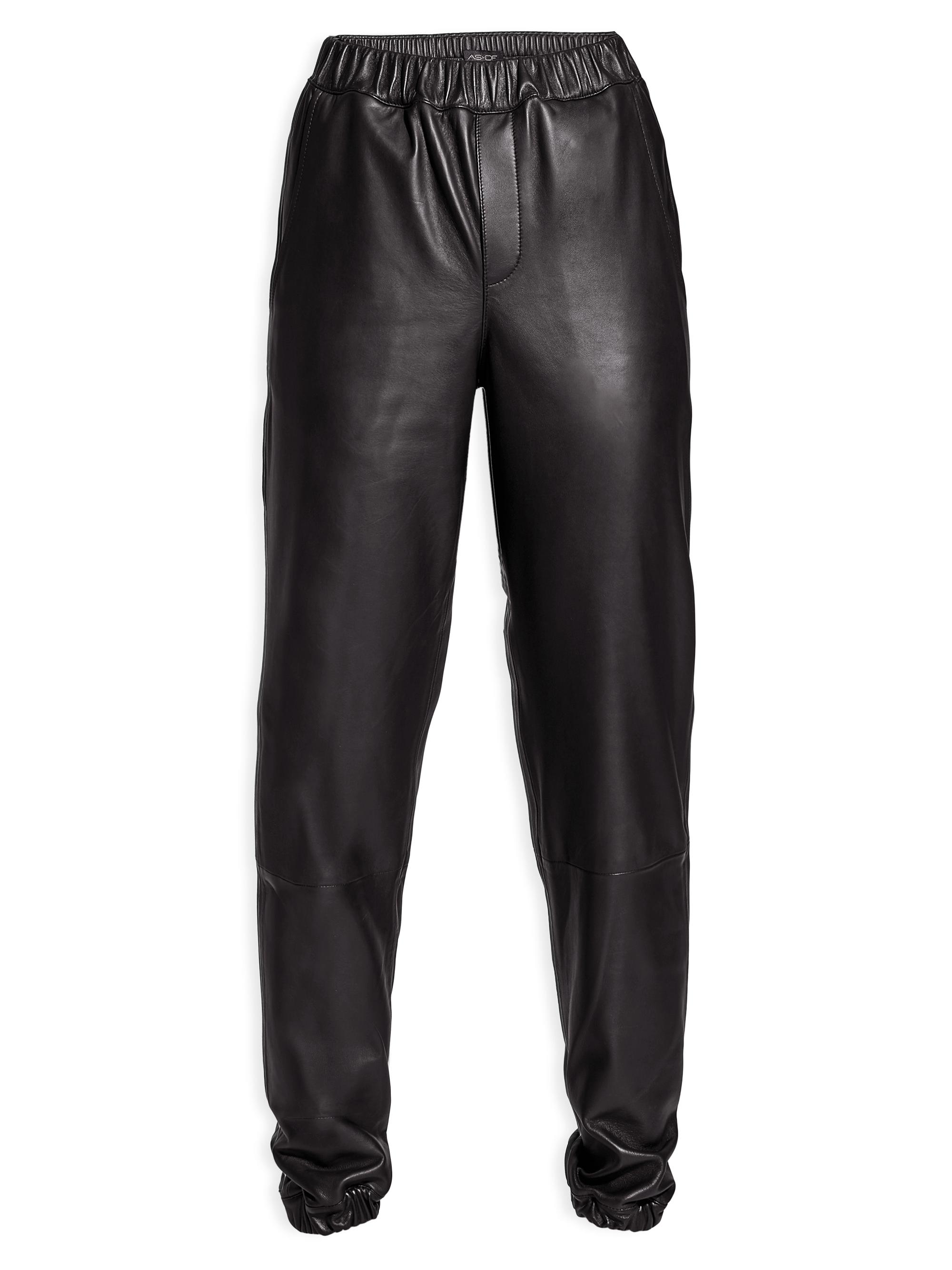 AS by DF Women's The Upcycled Leather Joggers - Black