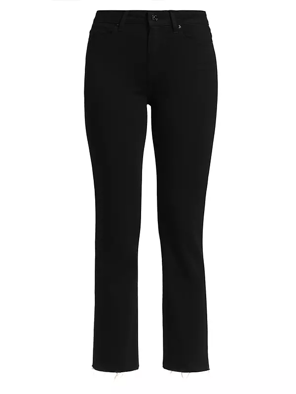 Shop Paige Cindy High-Rise Ankle Straight Jeans | Saks Fifth Avenue
