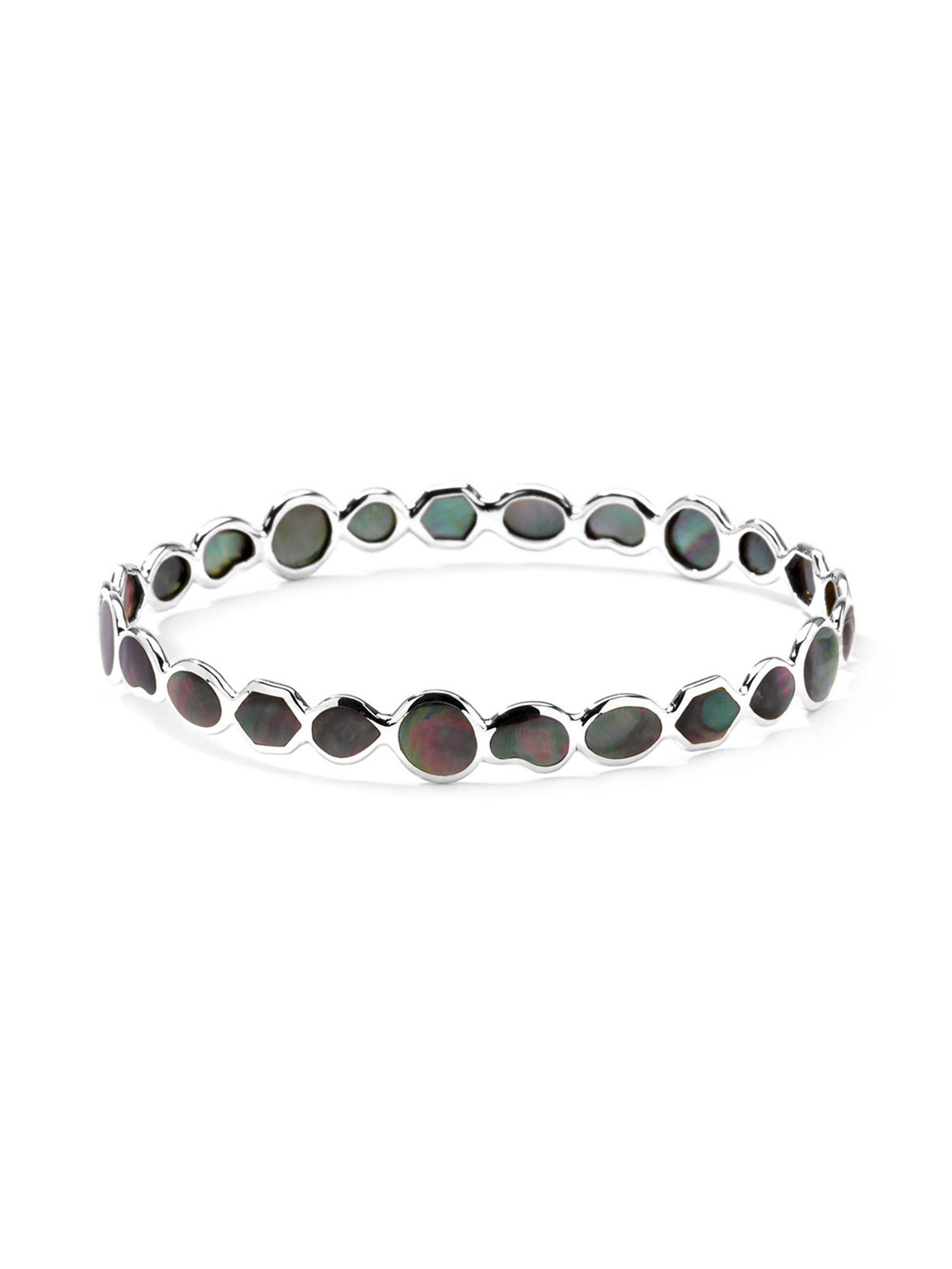 Ippolita Women's Polished Rock Candy Sterling Silver & Shell Bangle - Silver