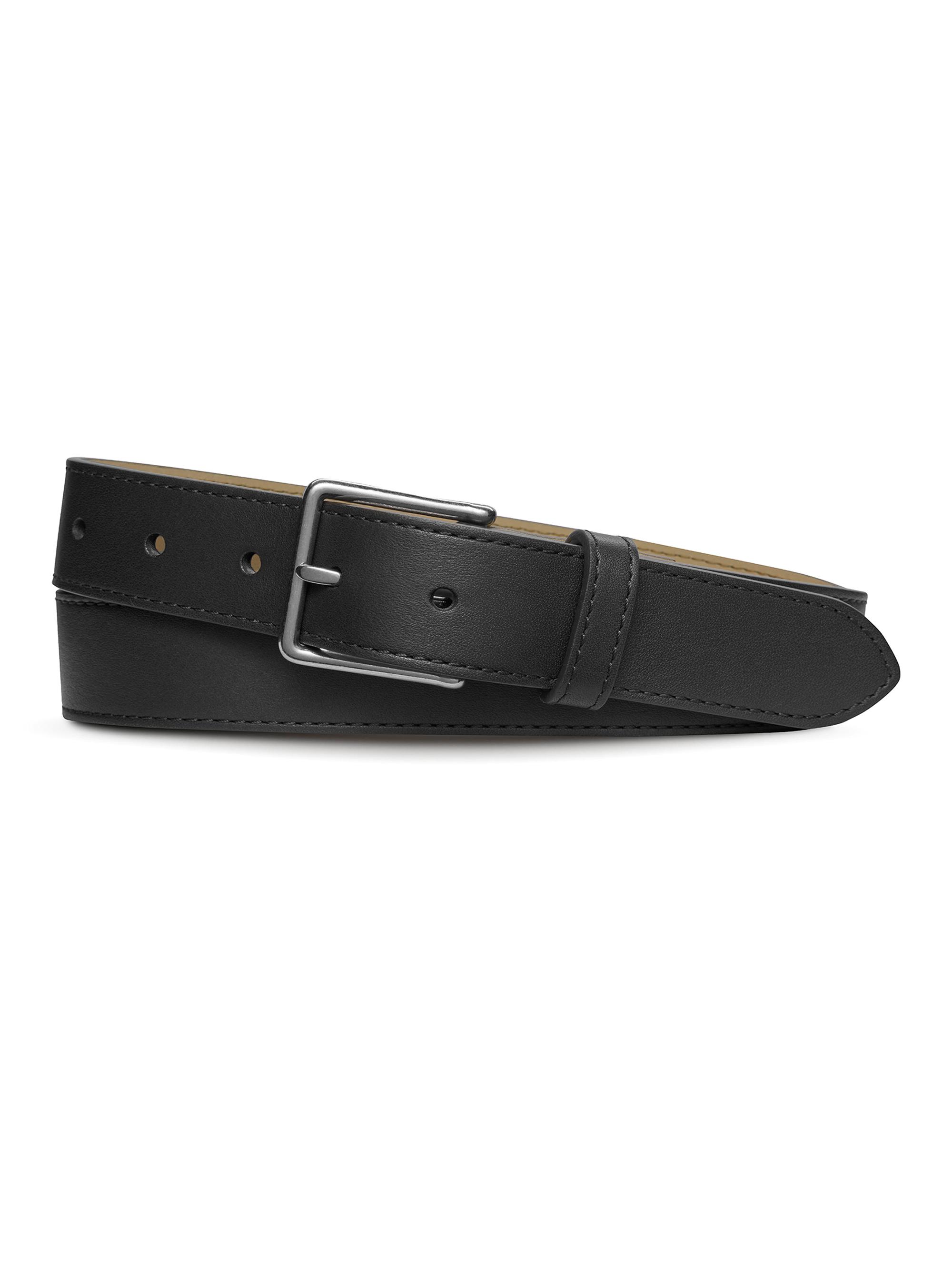 Shinola Men's Leather Dress Belt - Black