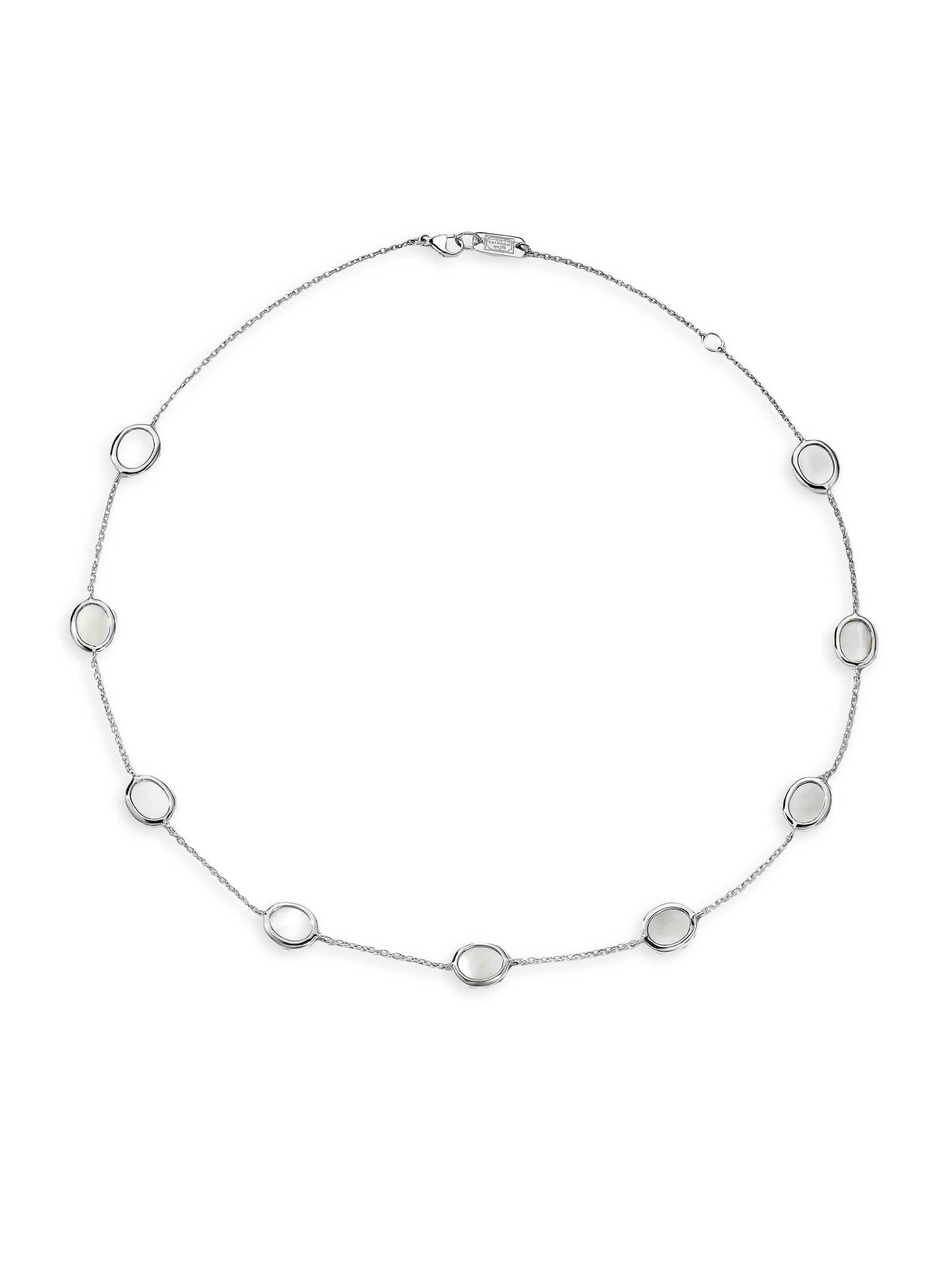 Ippolita Women's Confetti Sterling Silver & Mother-Of-Pearl Short Station Necklace - Silver