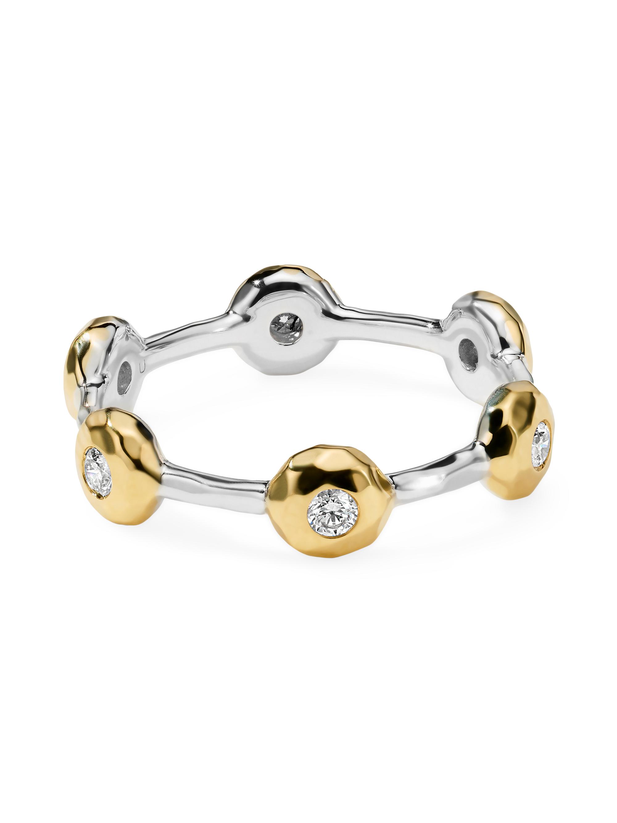 Ippolita Women's Stardust Chimera Stardust Paparazzi 18K Gold, Diamond & Sterling Silver Ring - Silver