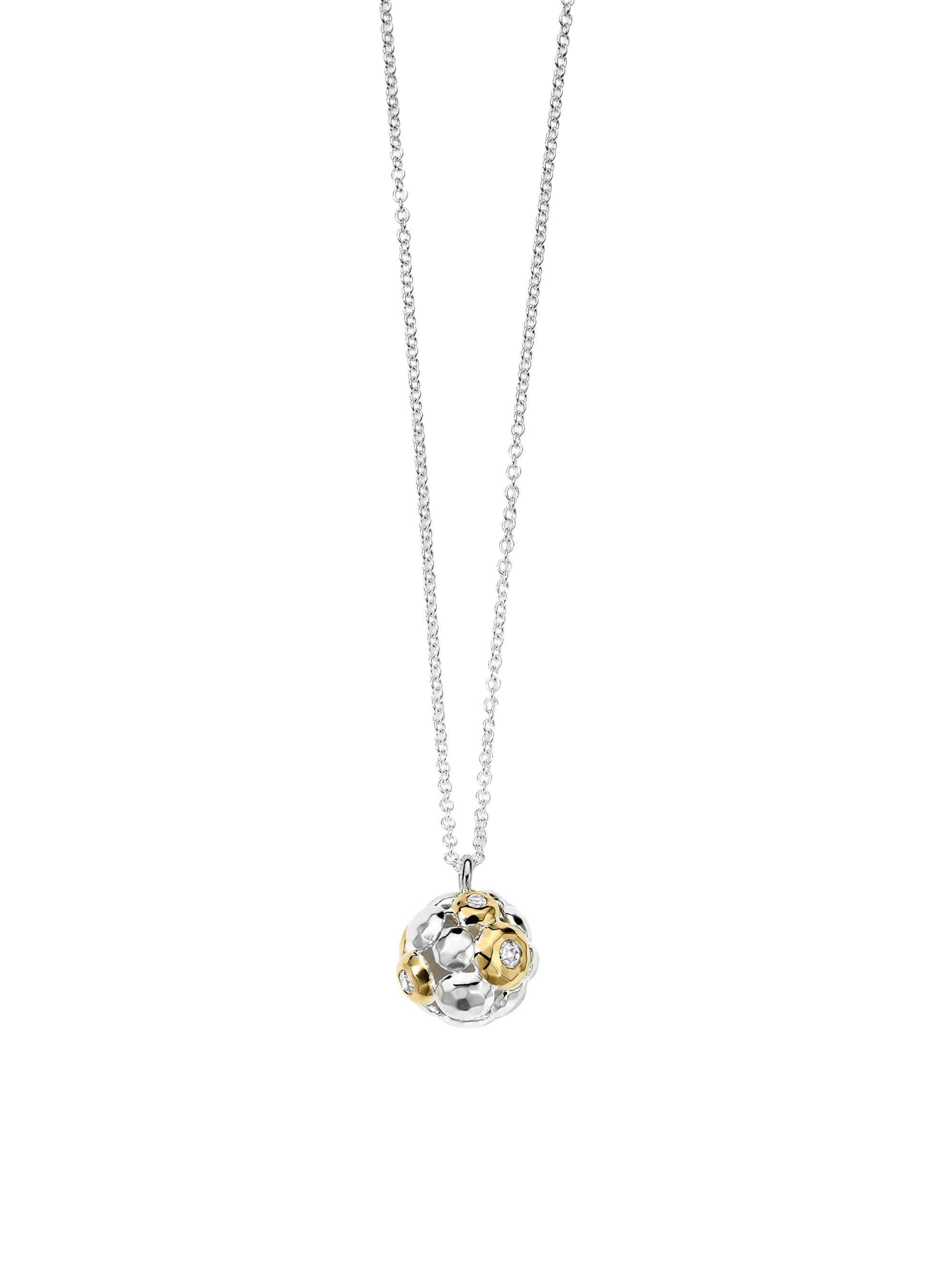Ippolita Women's Chimera Sterling Silver, 18K Yellow Gold, & Diamond  Cluster Pendant Necklace - Silver