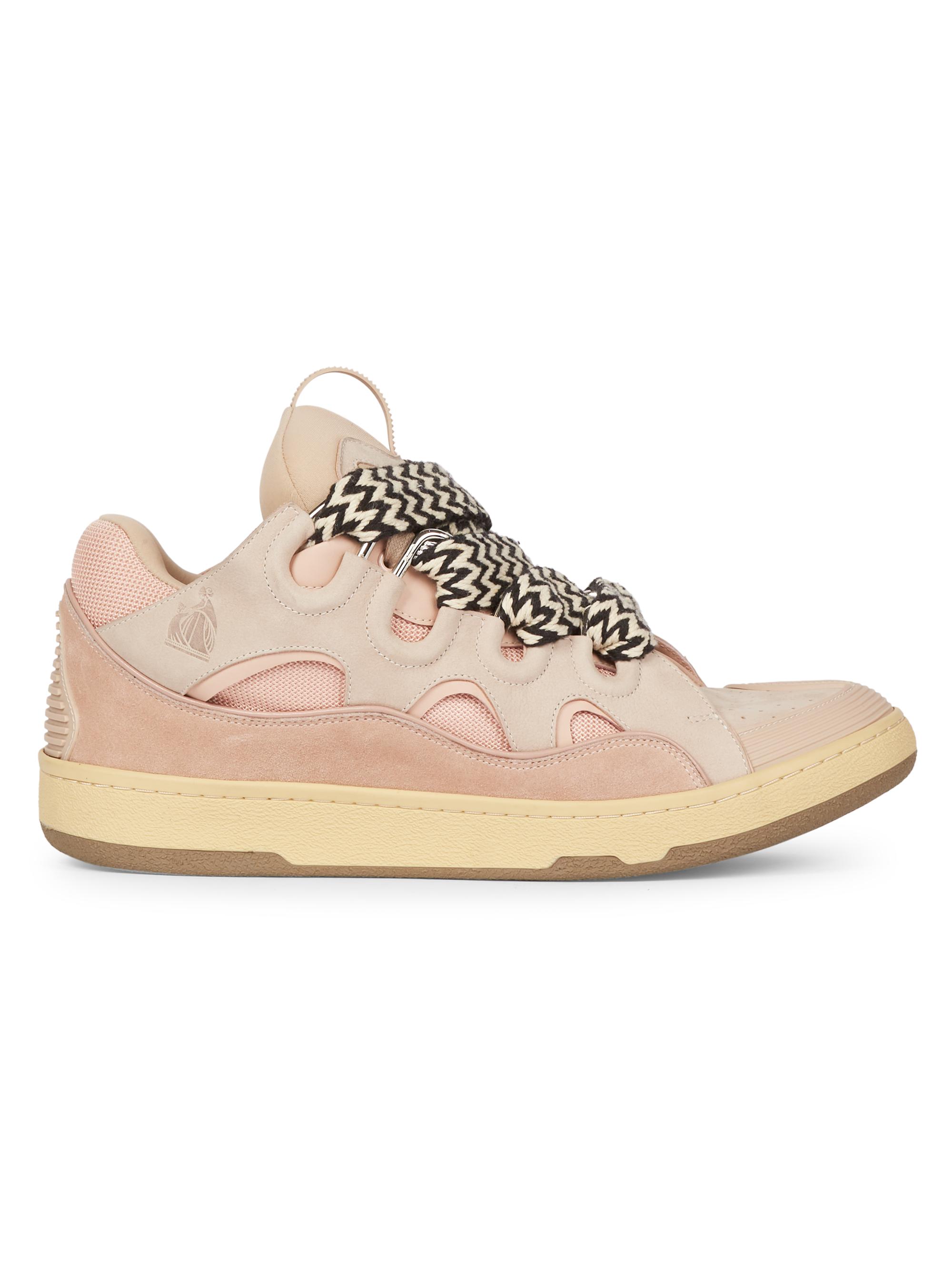 Lanvin Men's Curb Skate Sneakers - Pale Pink