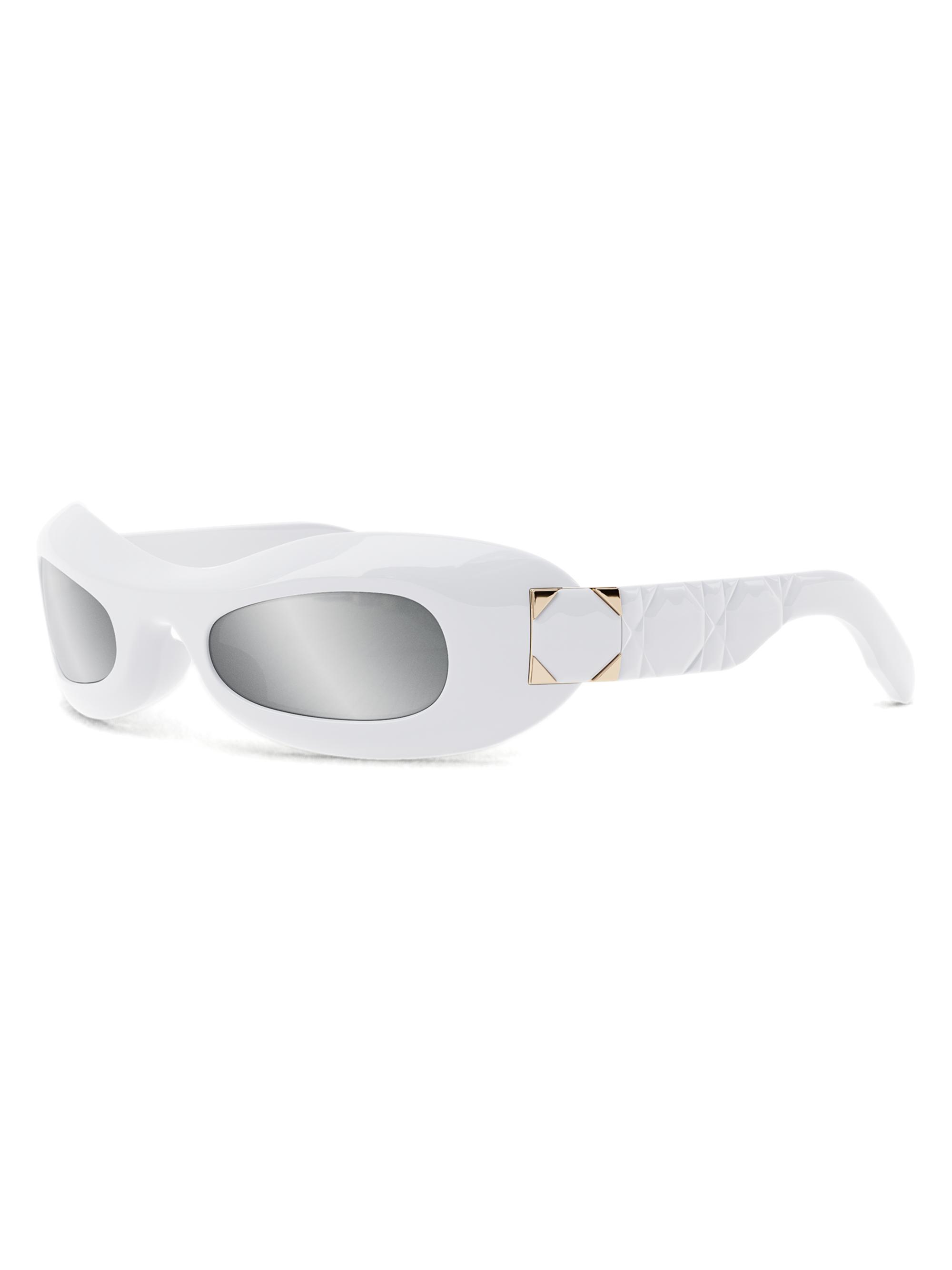 DIOR Women's Lady 95.22 R1I 51MM Oval Sunglasses - White