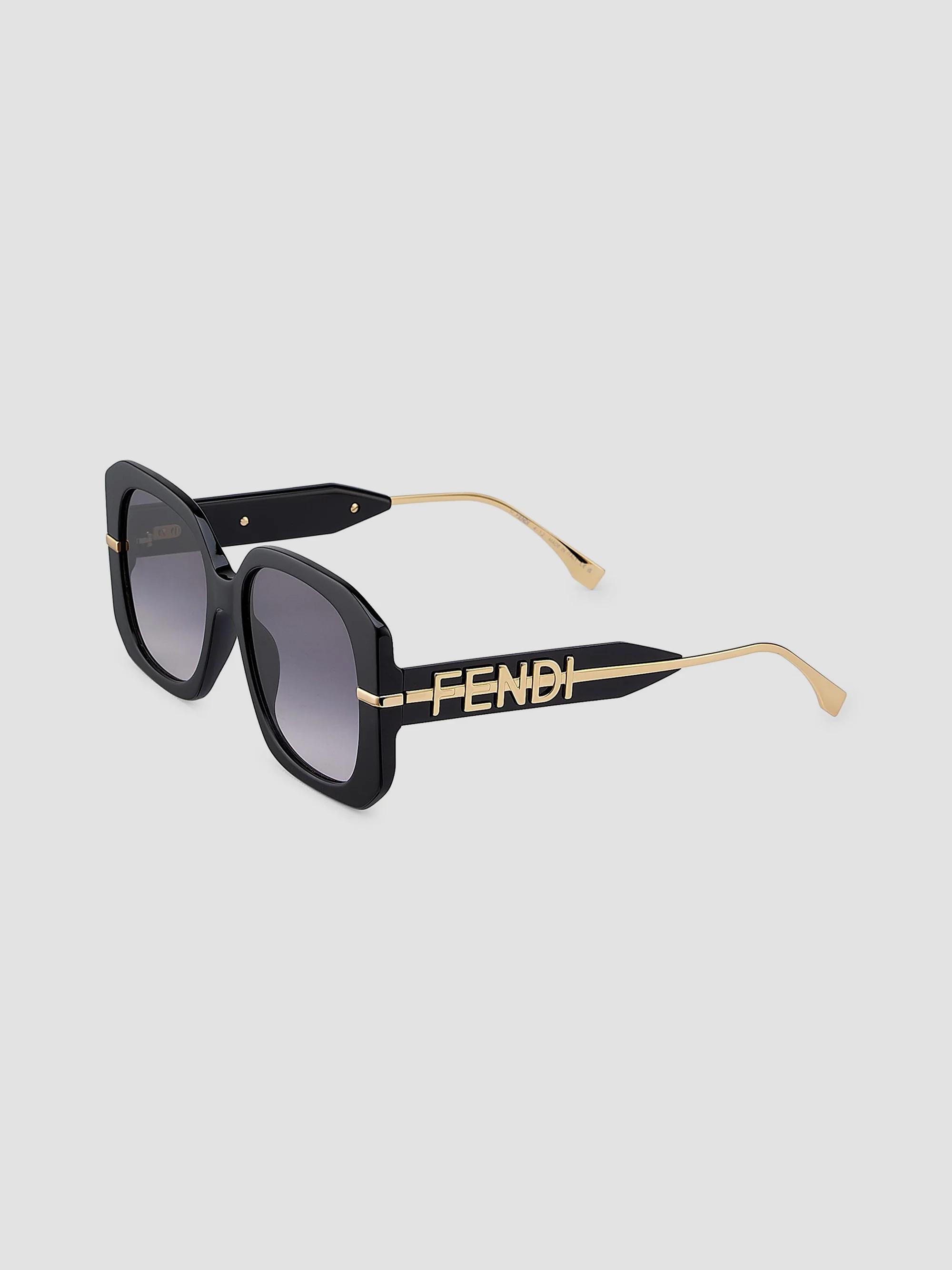 Fendi Fendigraphy 55MM Square Sunglasses | Saks Fifth Avenue