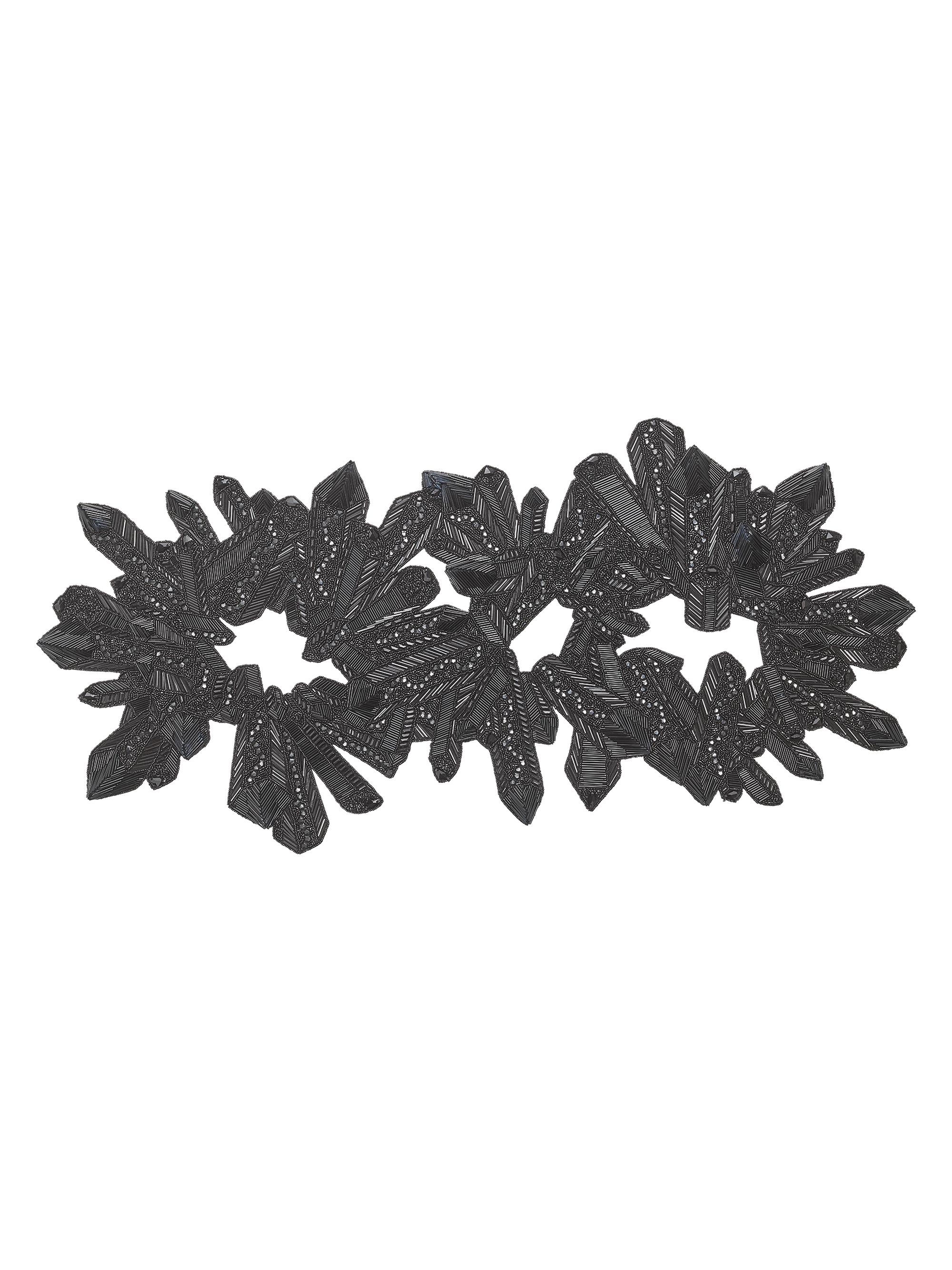 Baccarat x Kim Seybert Zénith Beaded Runner - Black