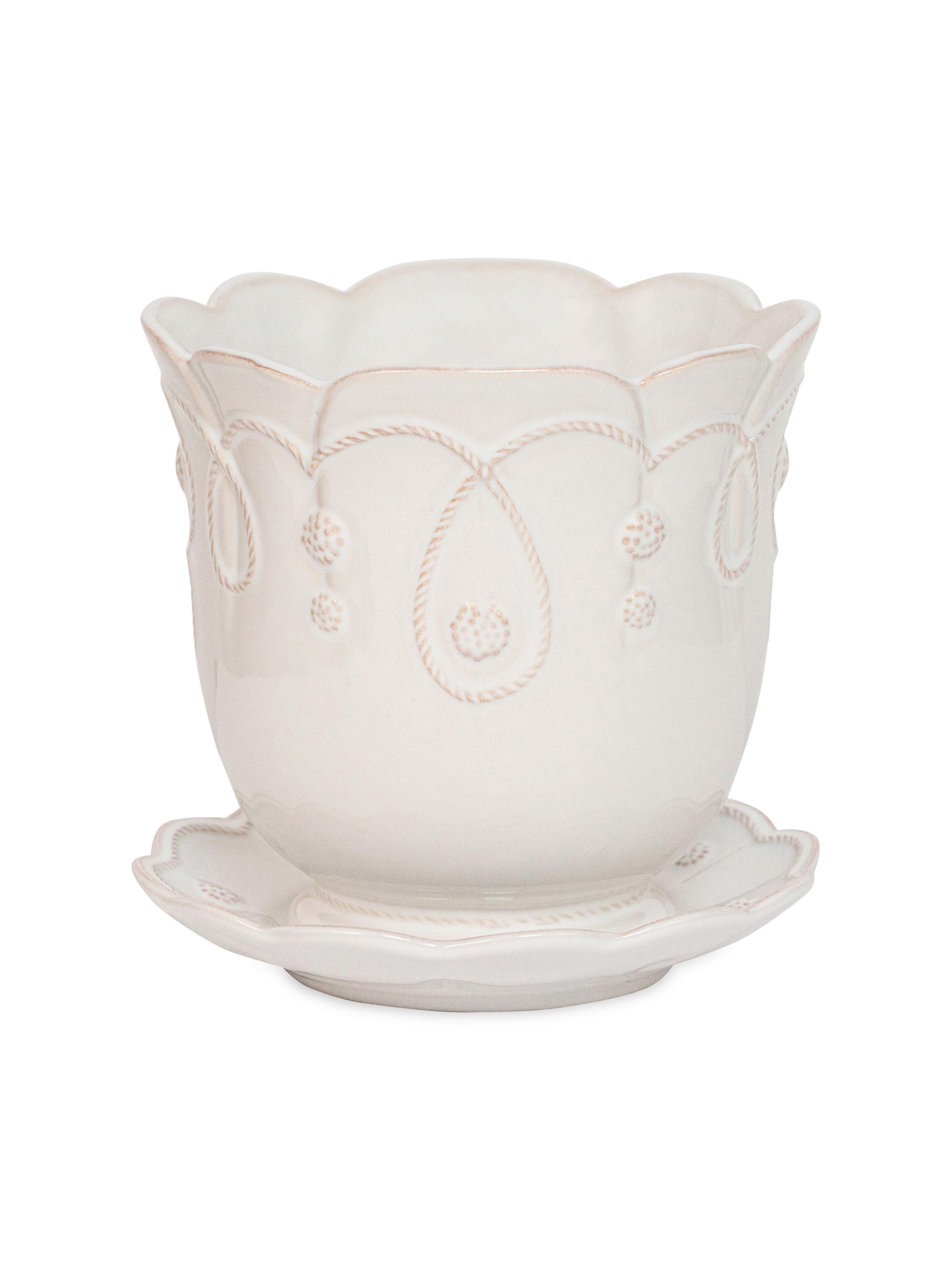 Juliska Jardins Du Monde Whitewash Planter - White