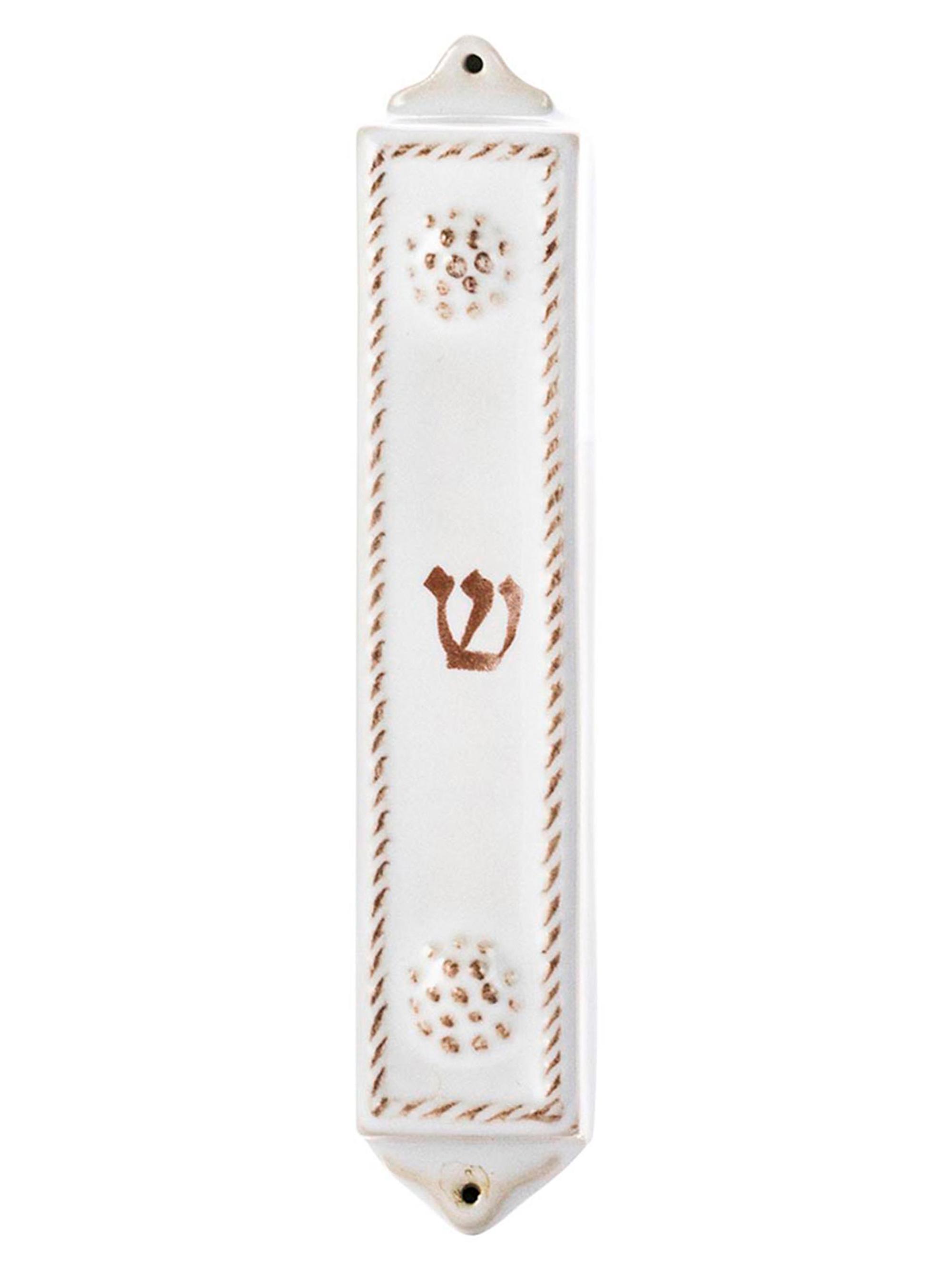 Juliska Berry & Thread Mezuzah - White
