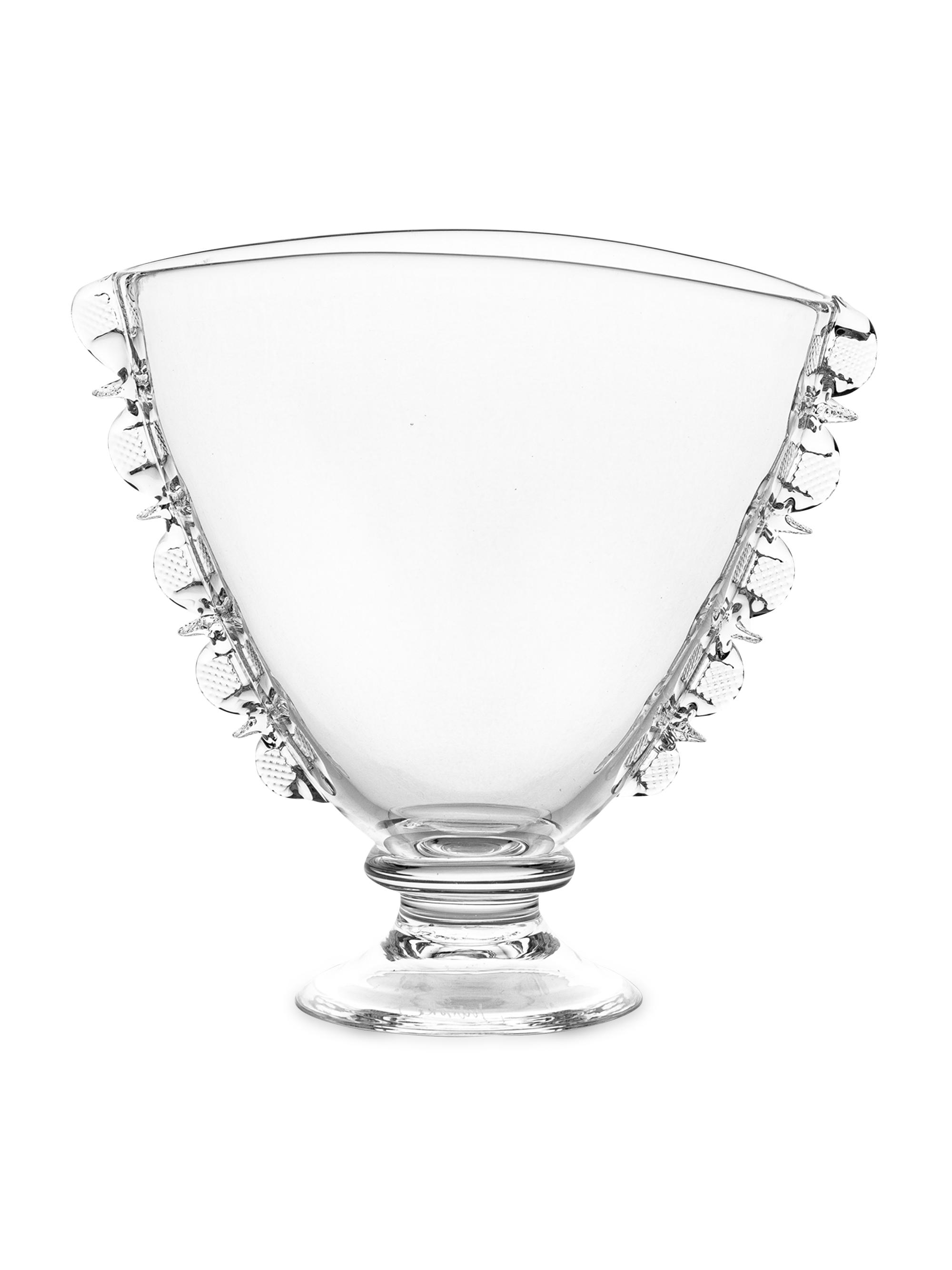 Juliska Harriet Small Glass Fan Vase - Clear