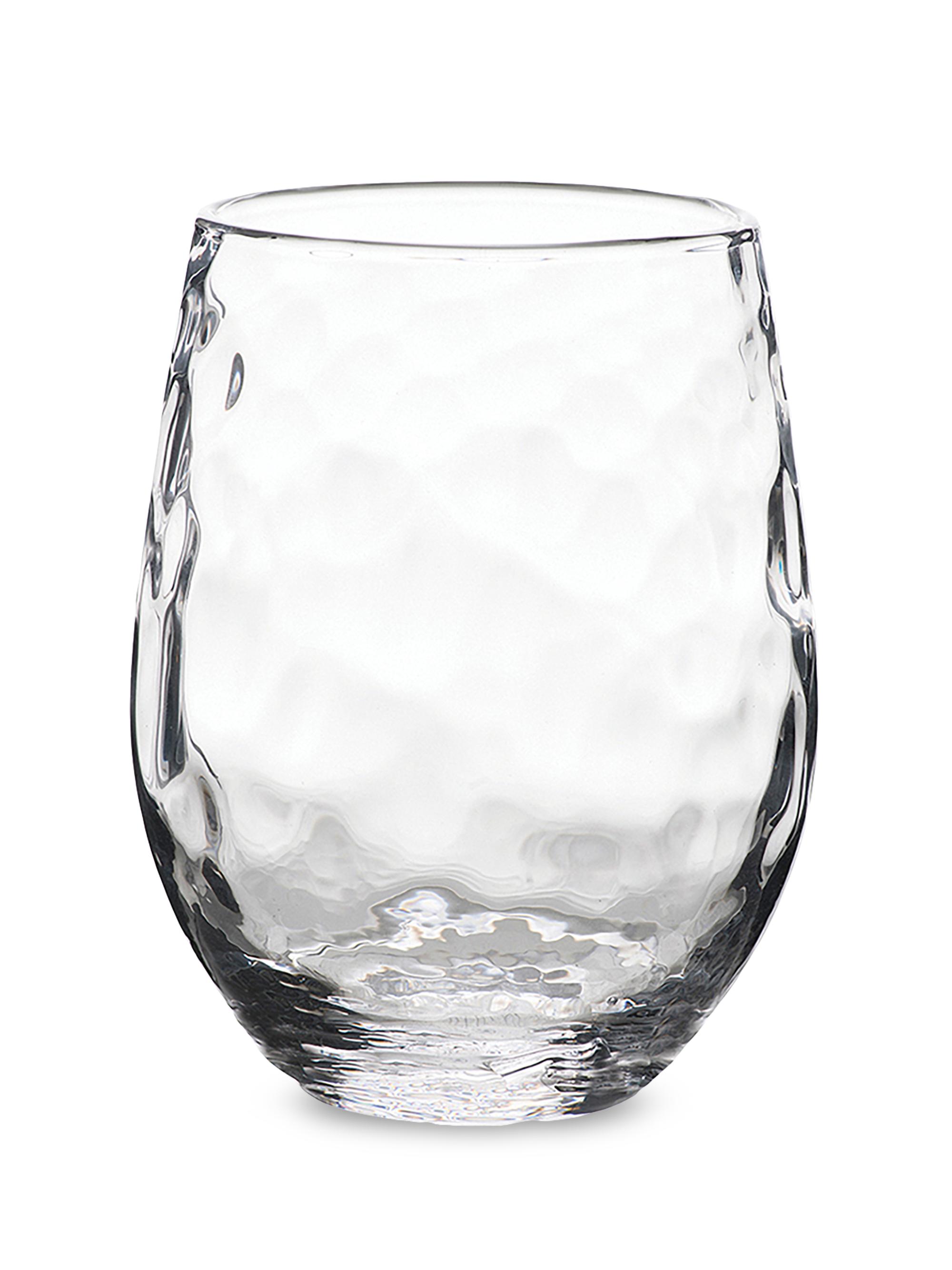 Juliska Puro Stemless Wine Glass - Clear