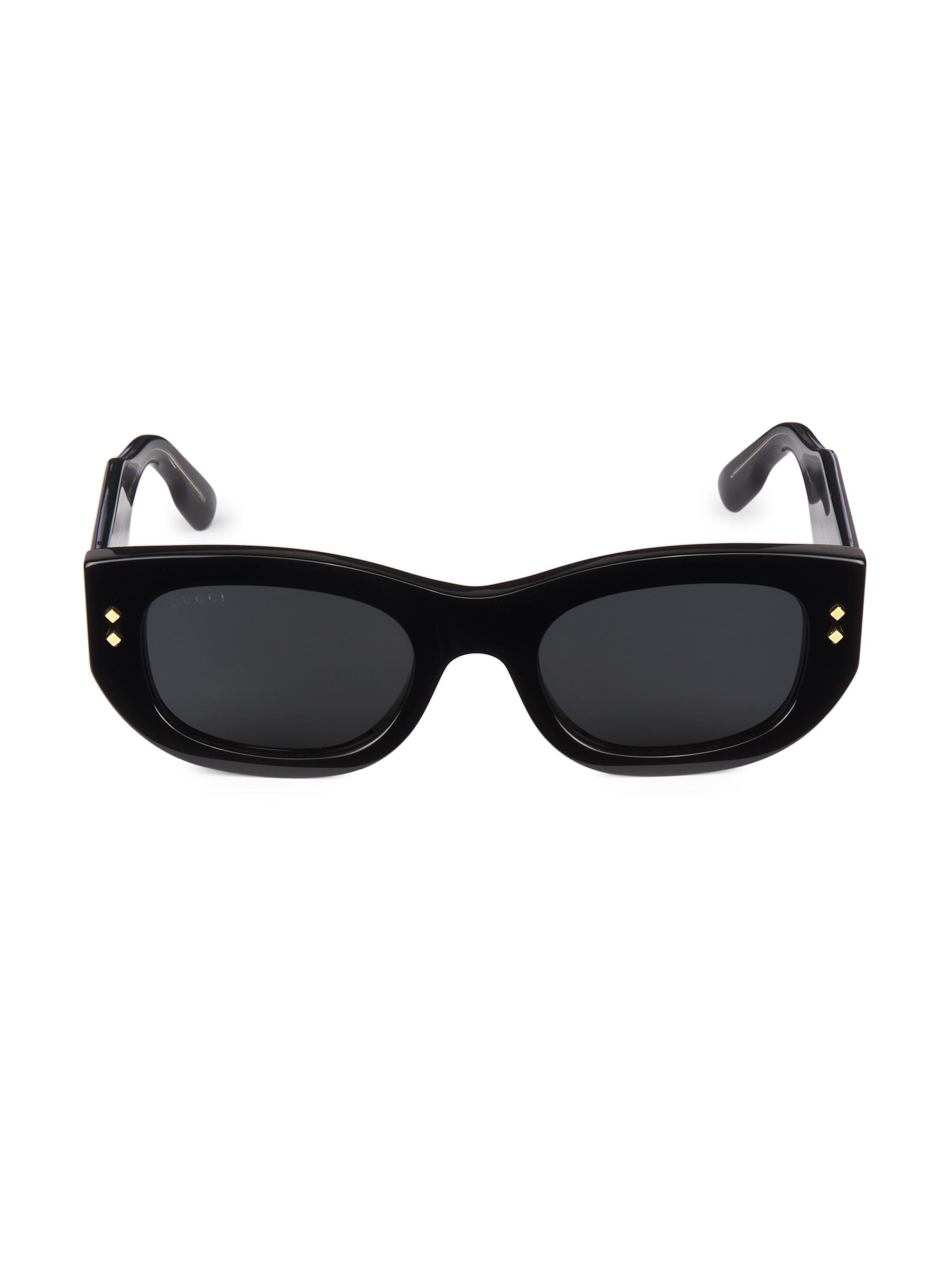 Gucci Nouvelle Vague 51MM Rectangular Sunglasses | Saks Fifth Avenue