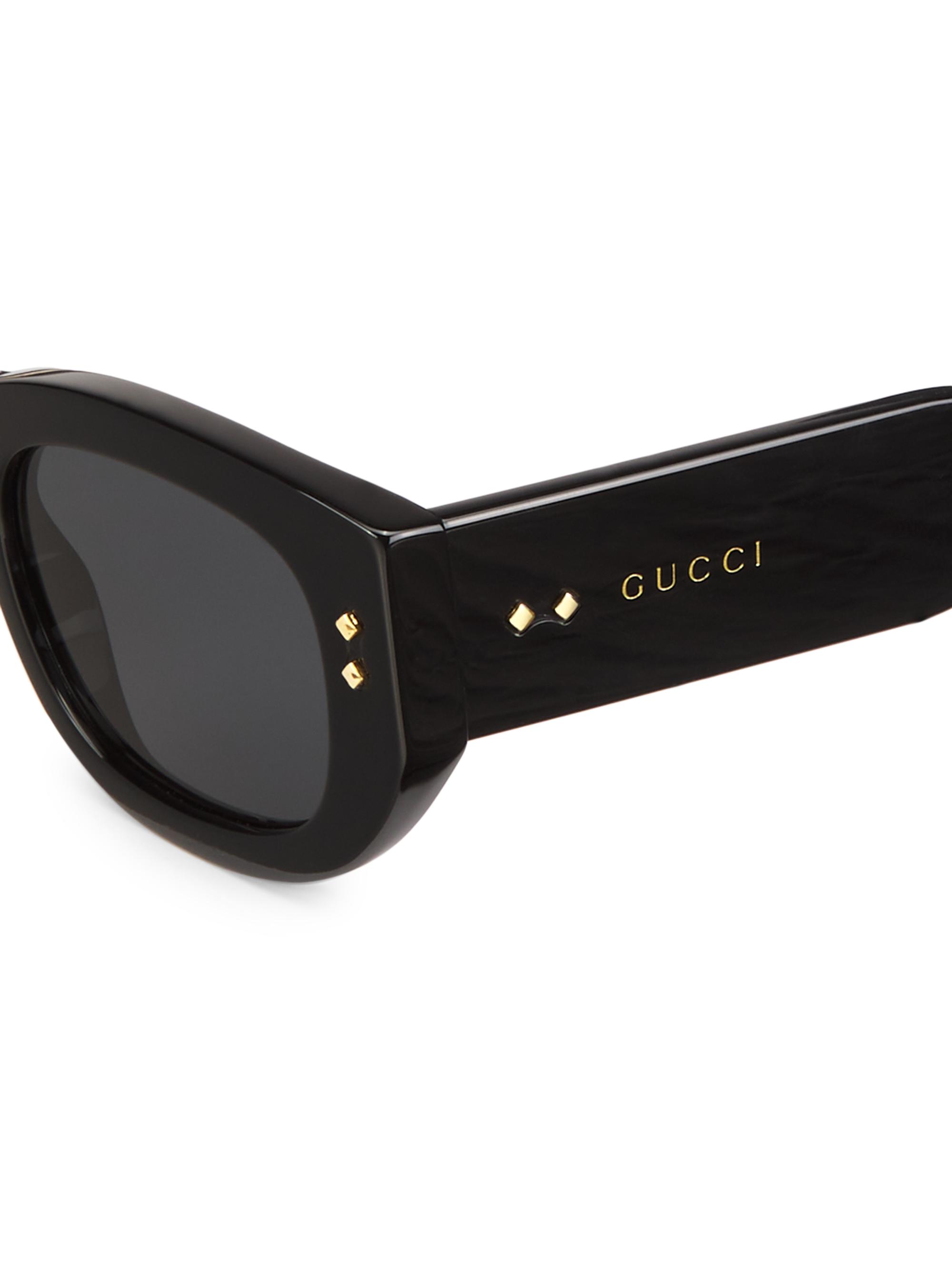 Gucci Nouvelle Vague 51MM Rectangular Sunglasses | Saks Fifth Avenue