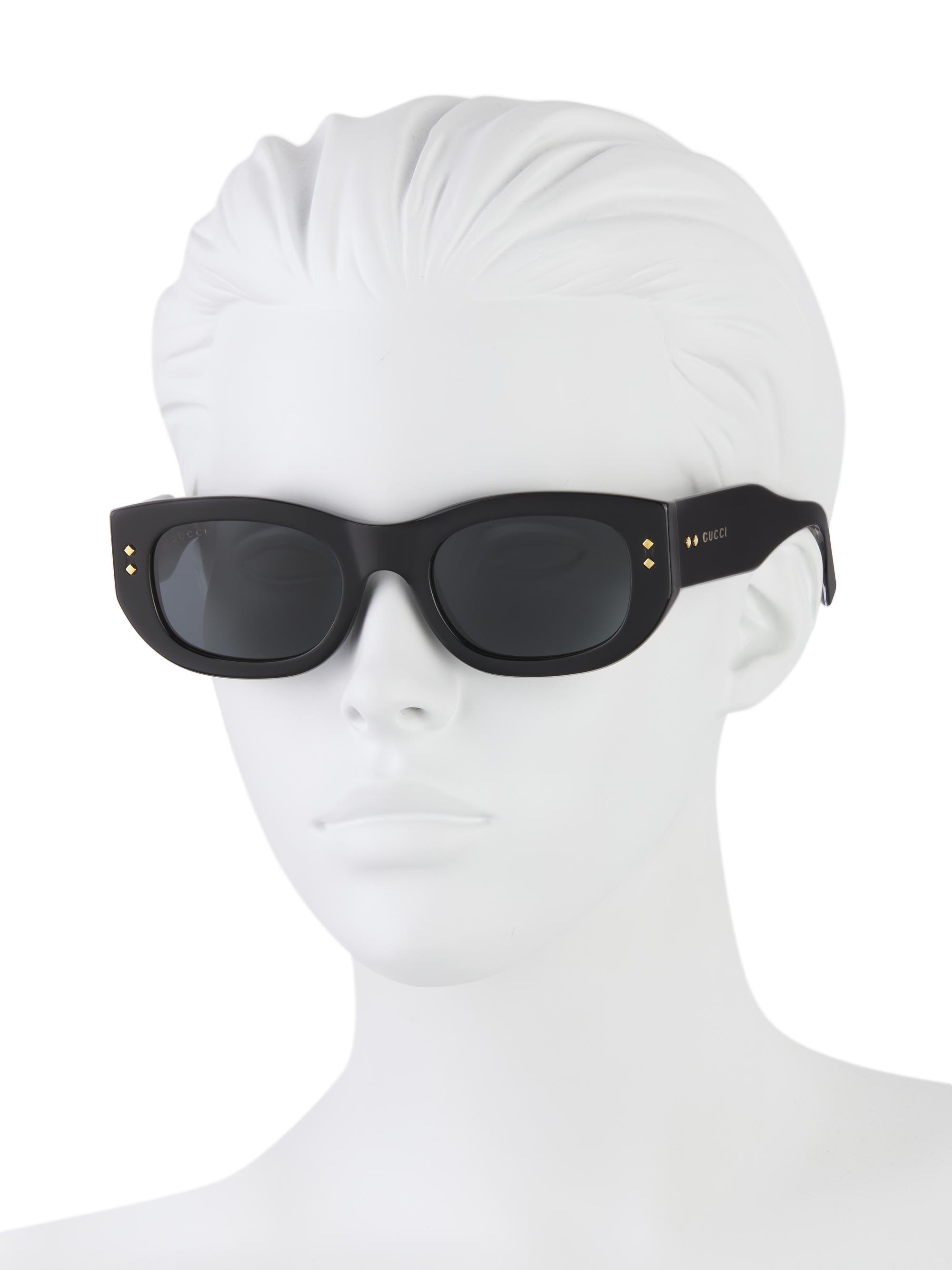 Gucci Nouvelle Vague 51MM Rectangular Sunglasses | Saks Fifth Avenue