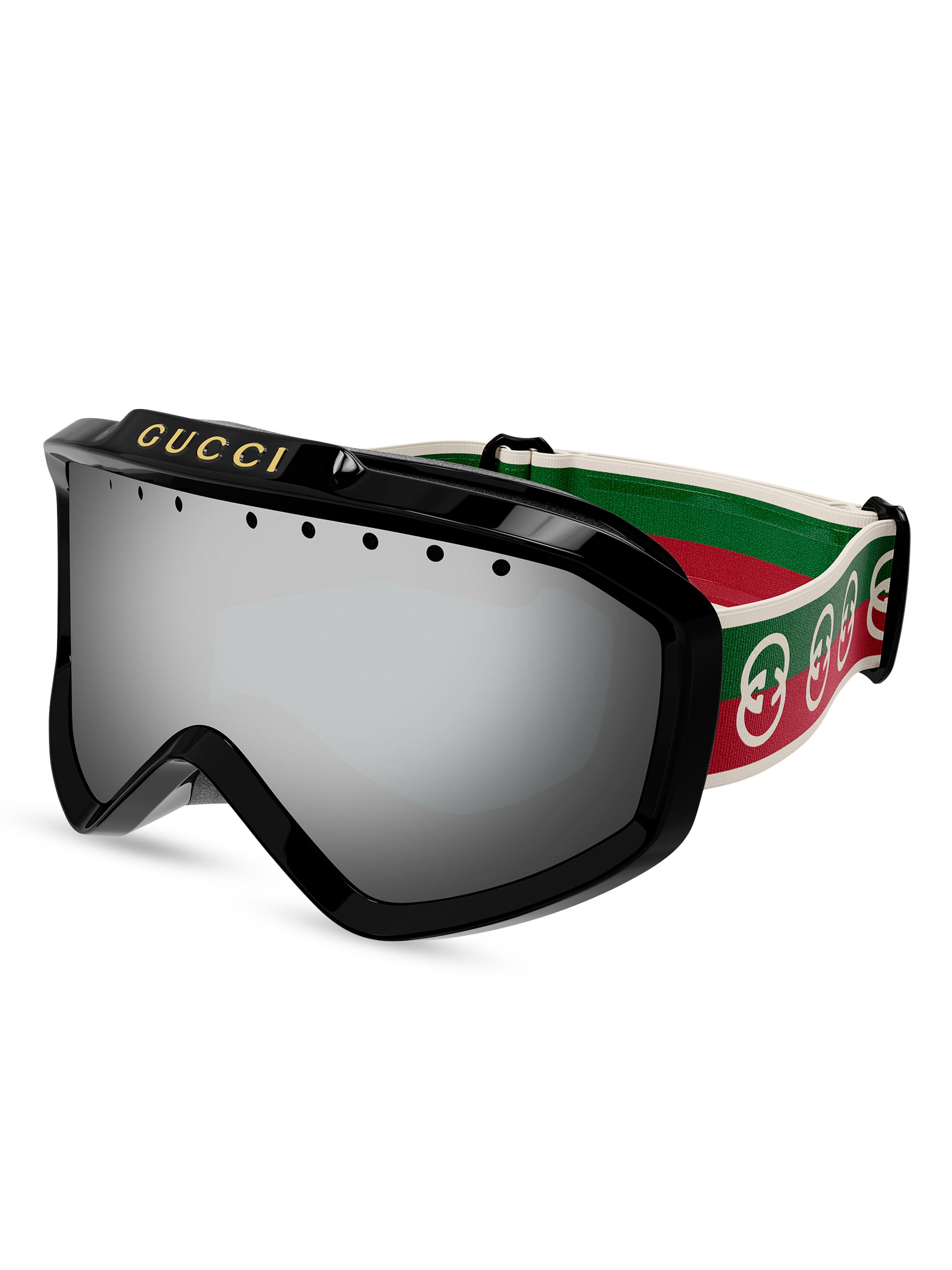 Gucci Women's Mask 99MM Ski Goggles - Black