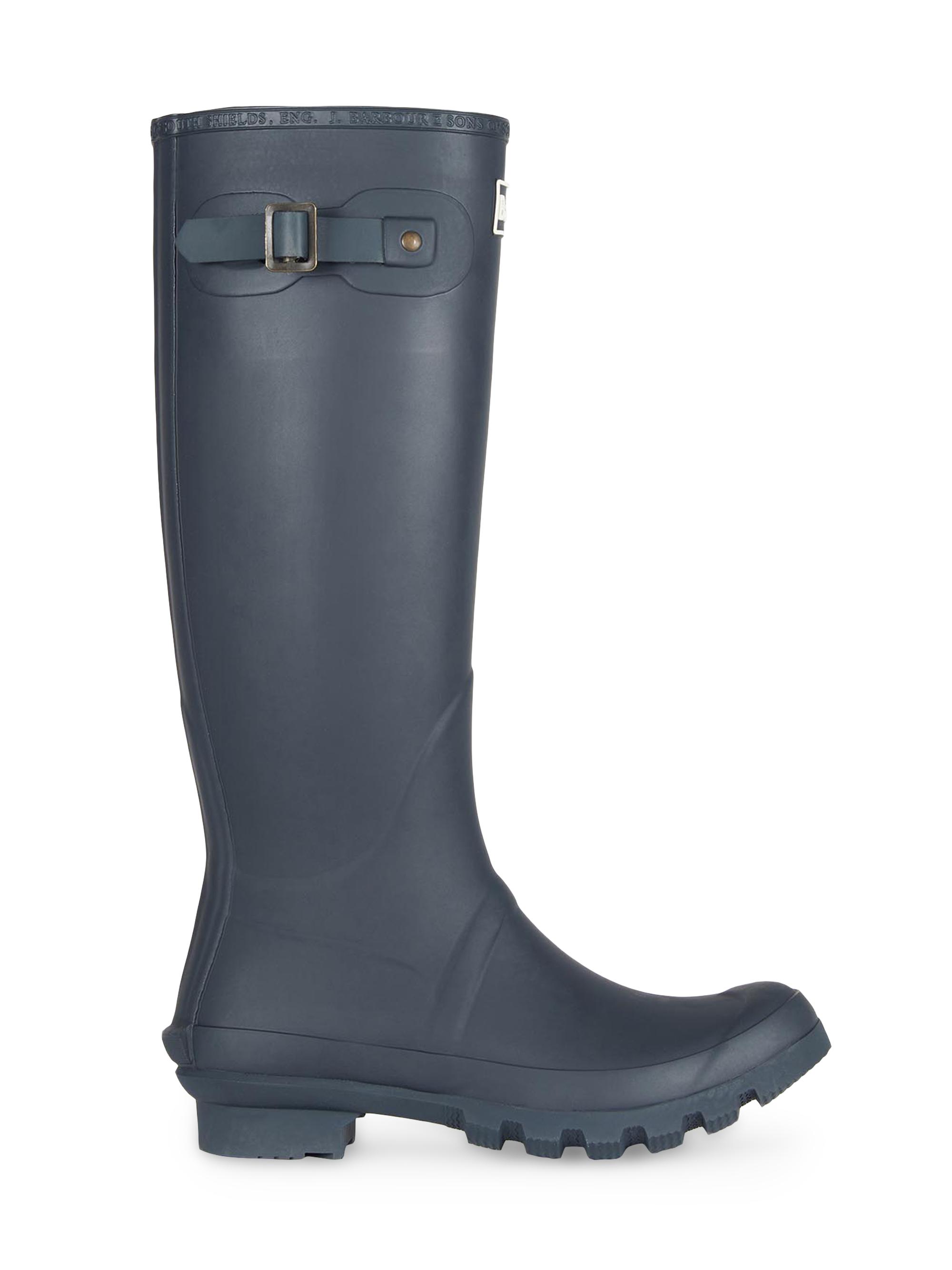 Barbour Women's Bede Tall Rubber Rainboots - Navy