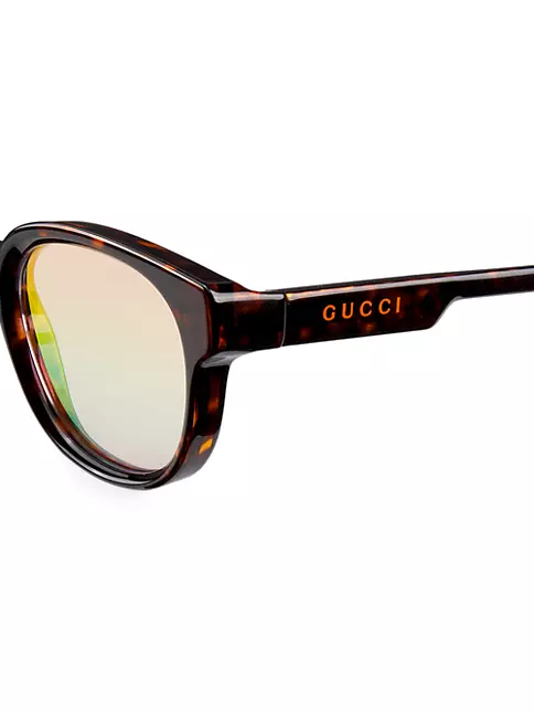 Gucci Outstanding Chain 53MM Round Sunglasses