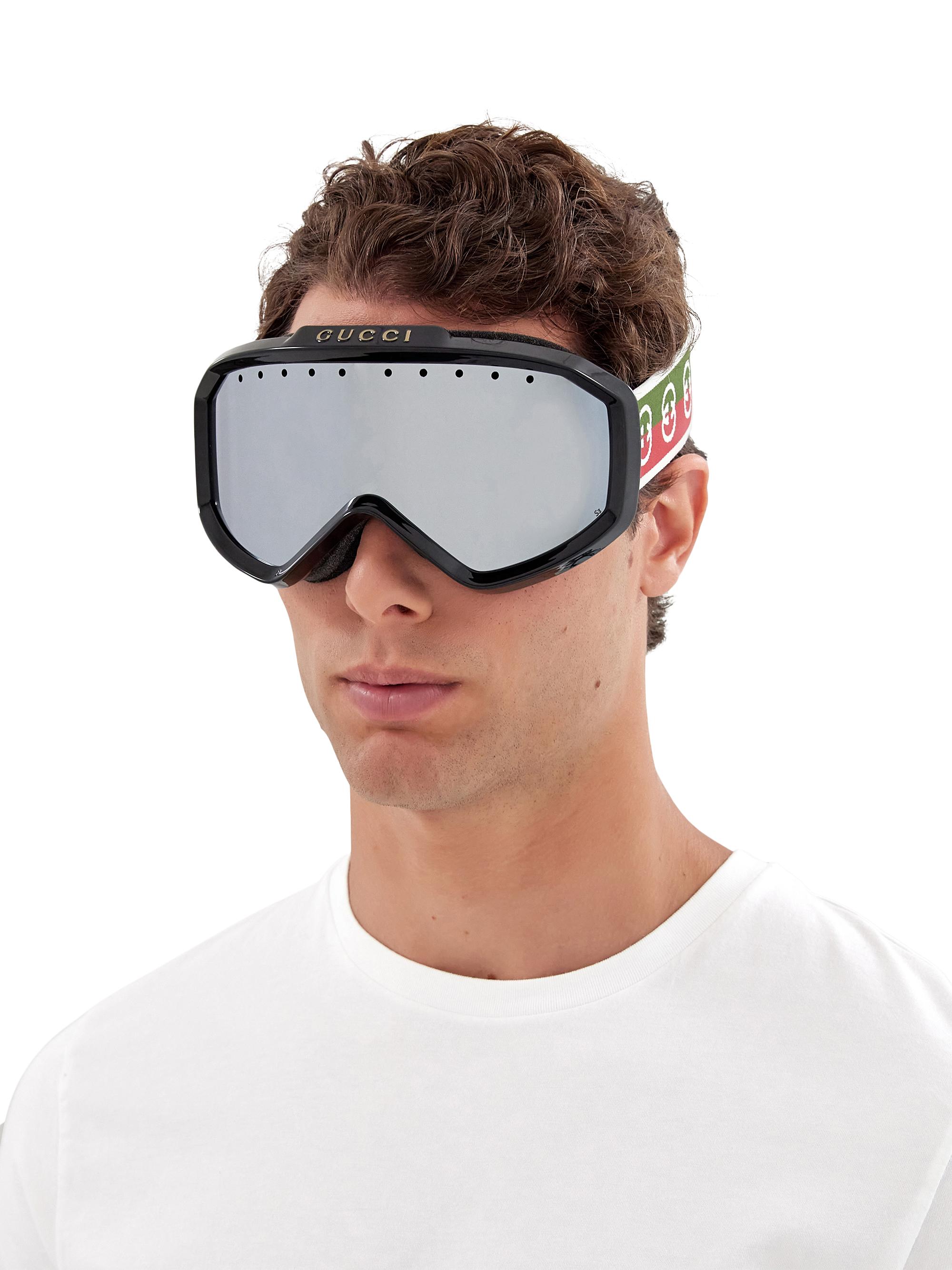 Gucci Mirrored Mask Injection Ski Goggles | Saks Fifth Avenue
