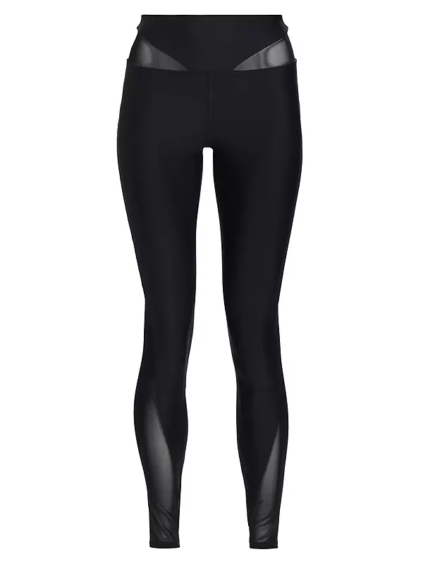 Tory Sport Womens Mid Rise Pull On Leggings Black Size Extra Small