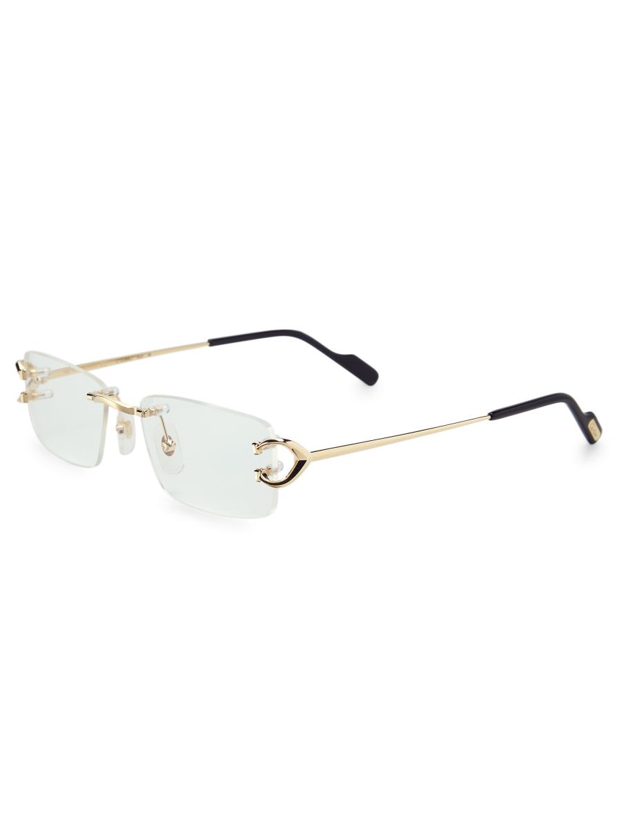 【関税込み】Cartier ゴールド 'Signature C de Cartier' メガネ Cartier Gold 'Signature C de Cartier' Sunglasses Cartier
