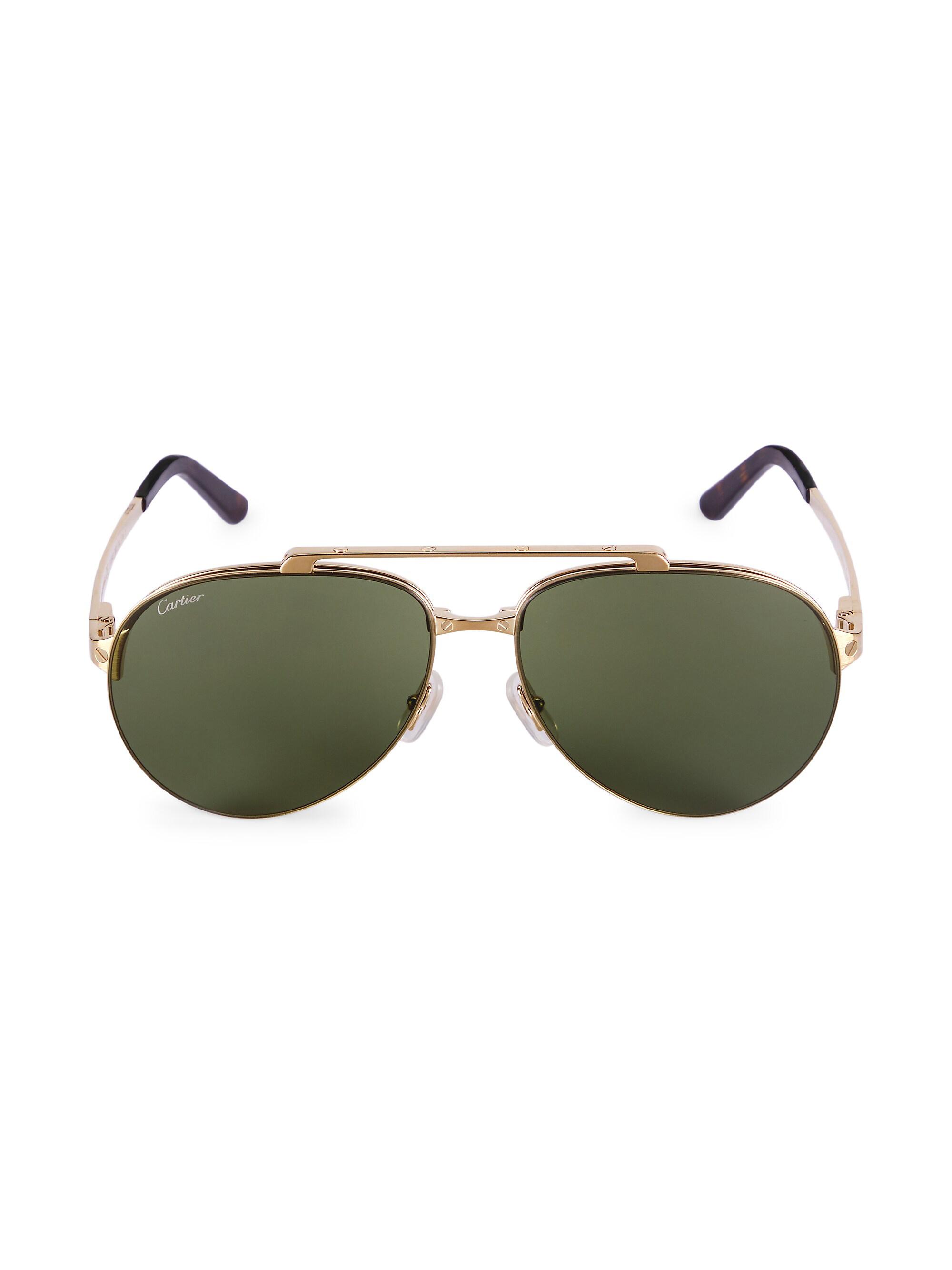 Cartier Santos Evolution 24K Gold-Plated 61MM Pilot  display picture 1