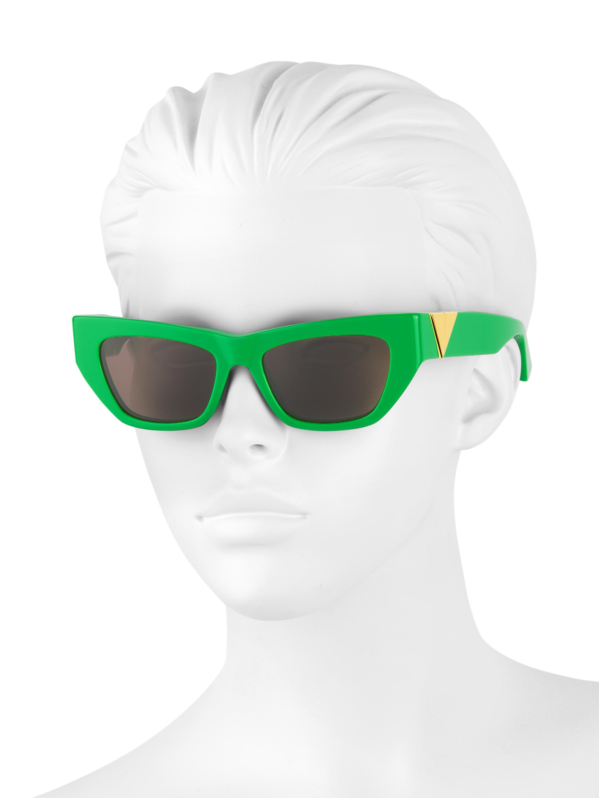 【Y♡】 Bottega Veneta Triangle 52MM Cat-Eye Sunglasses | Saks Fifth Avenue