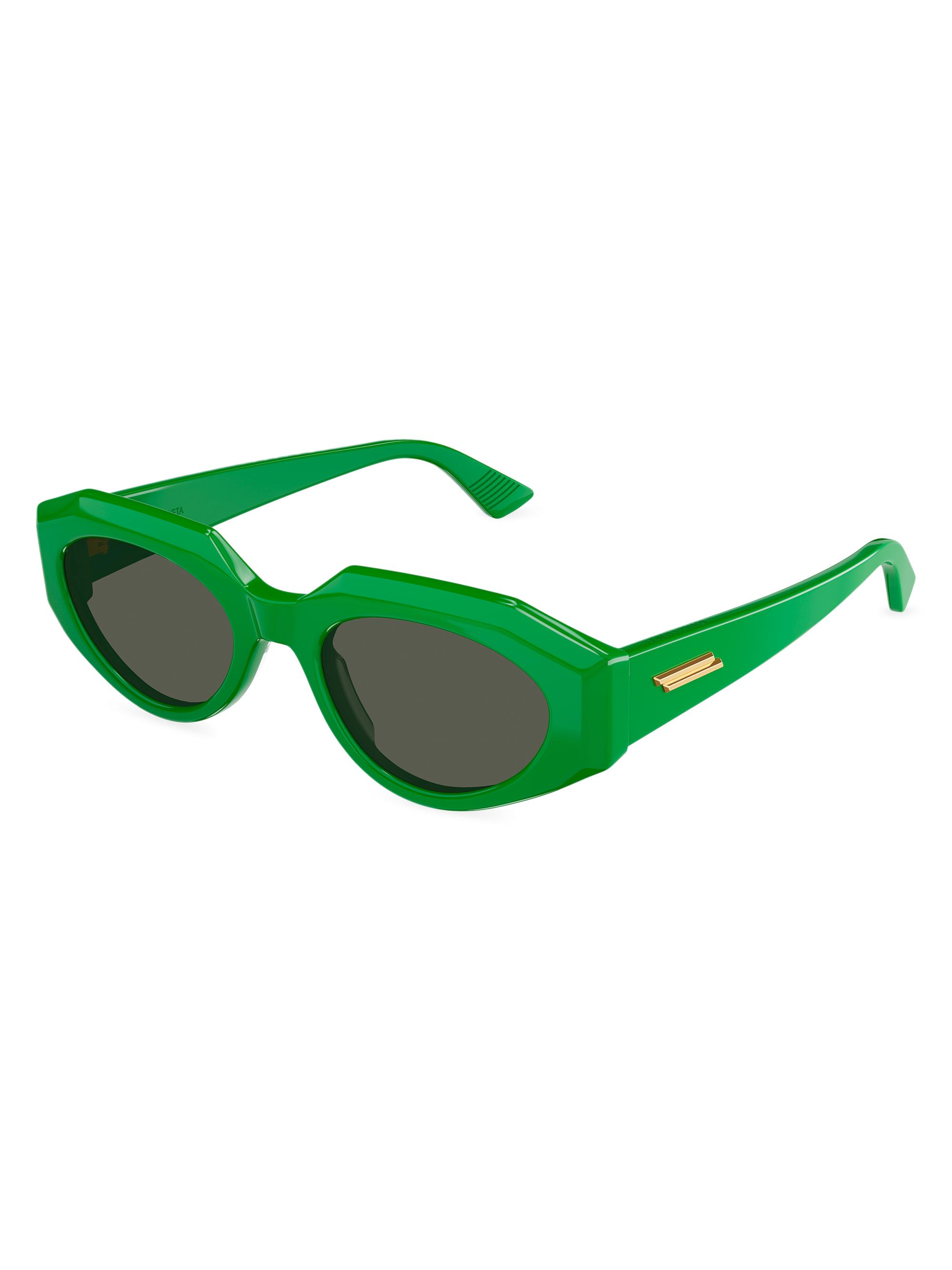 Bottega Veneta Classic 52MM Oval Sunglasses | Saks Fifth Avenue