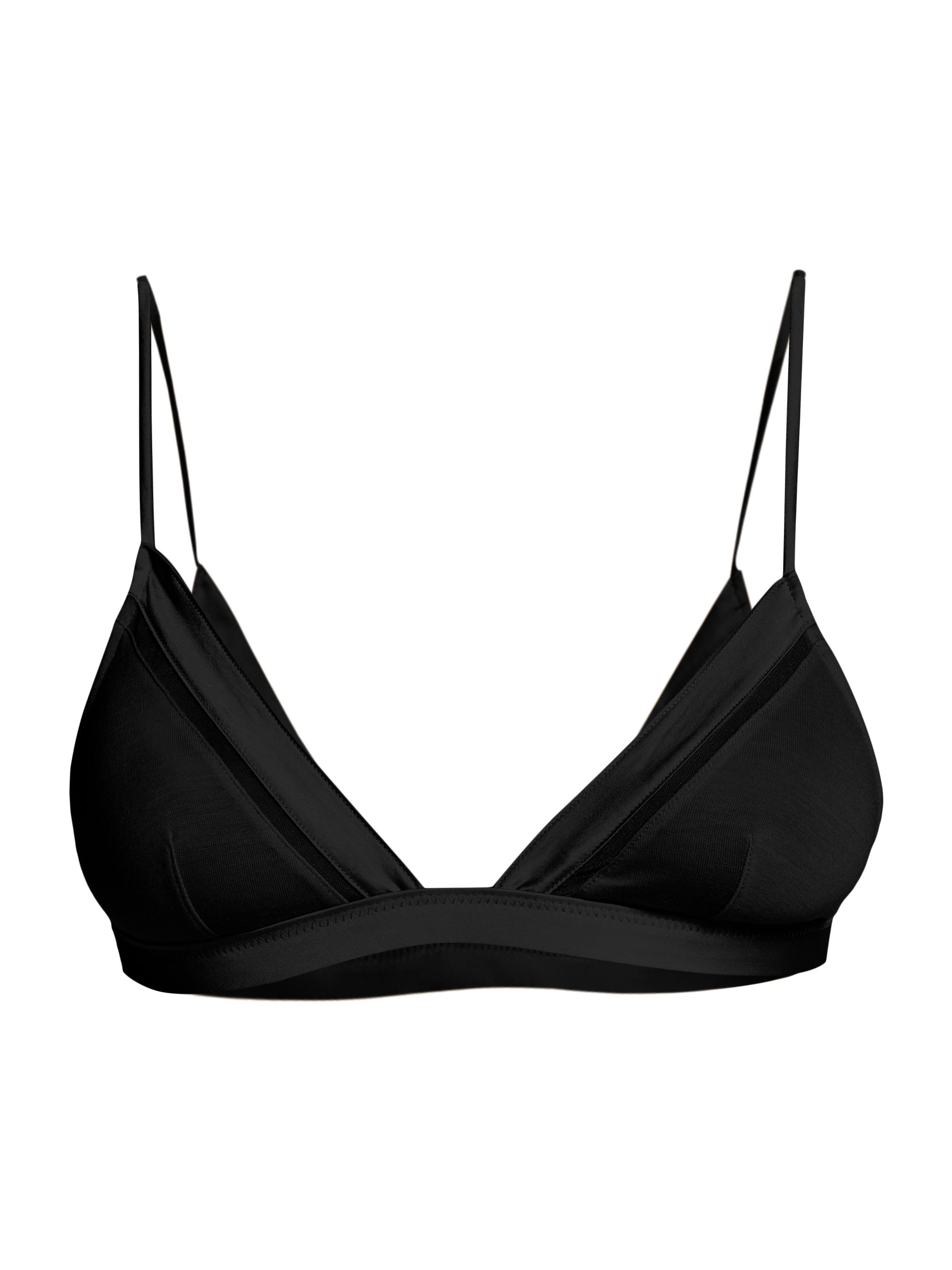 Kiki de Montparnasse Women's Intime Soft Triangle Bra - Black