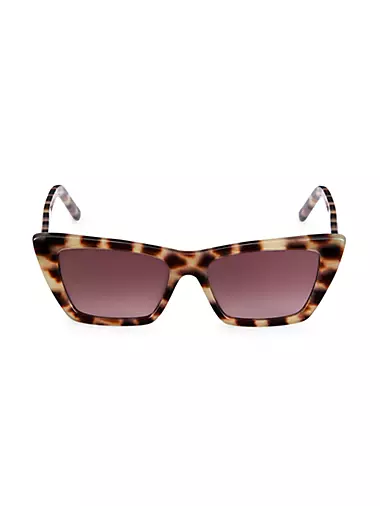 Feminine Fashion Icons Mica 53MM Cat-Eye Sunglasses