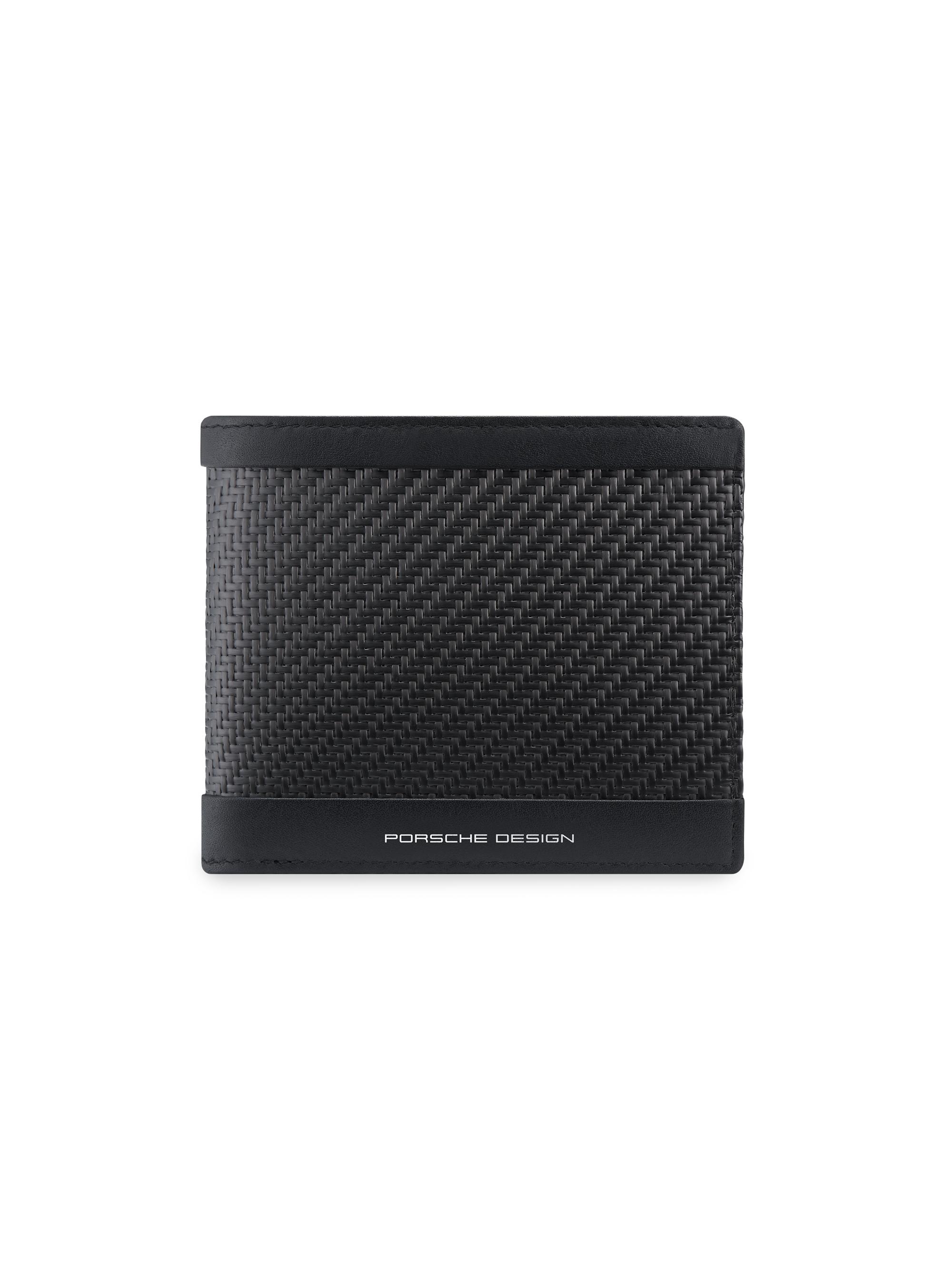 Porsche Design Men's Carbon Fiber Wallet & Coin Case - Black