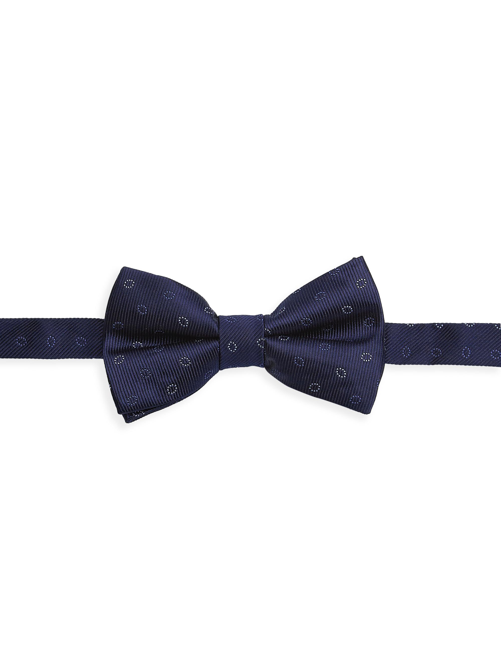 Saks Fifth Avenue Men's COLLECTION Tonal Geo Bowtie - Navy Blazer