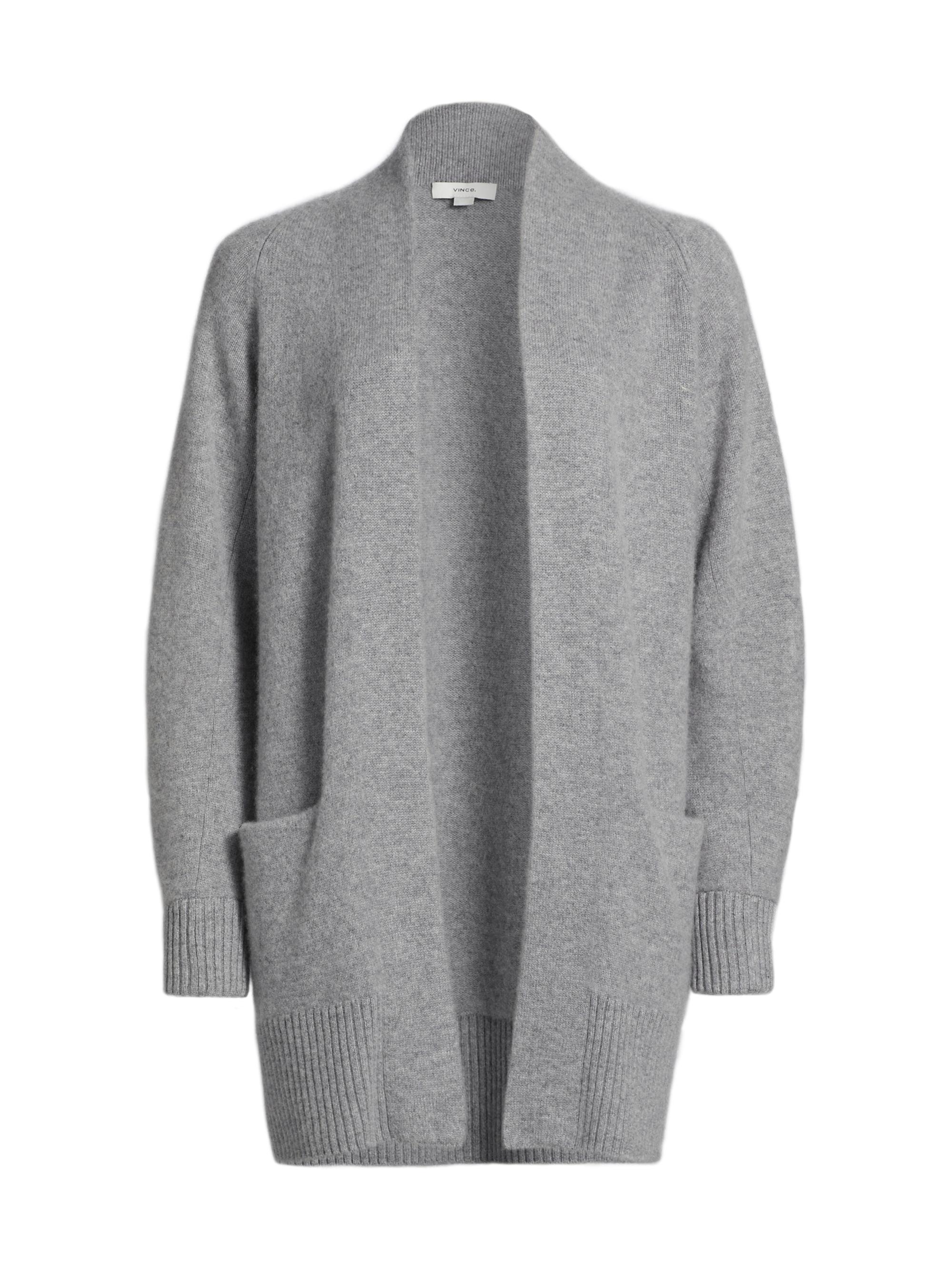 Vince Women's Shawl Collar Cardigan - Medium Heather Grey