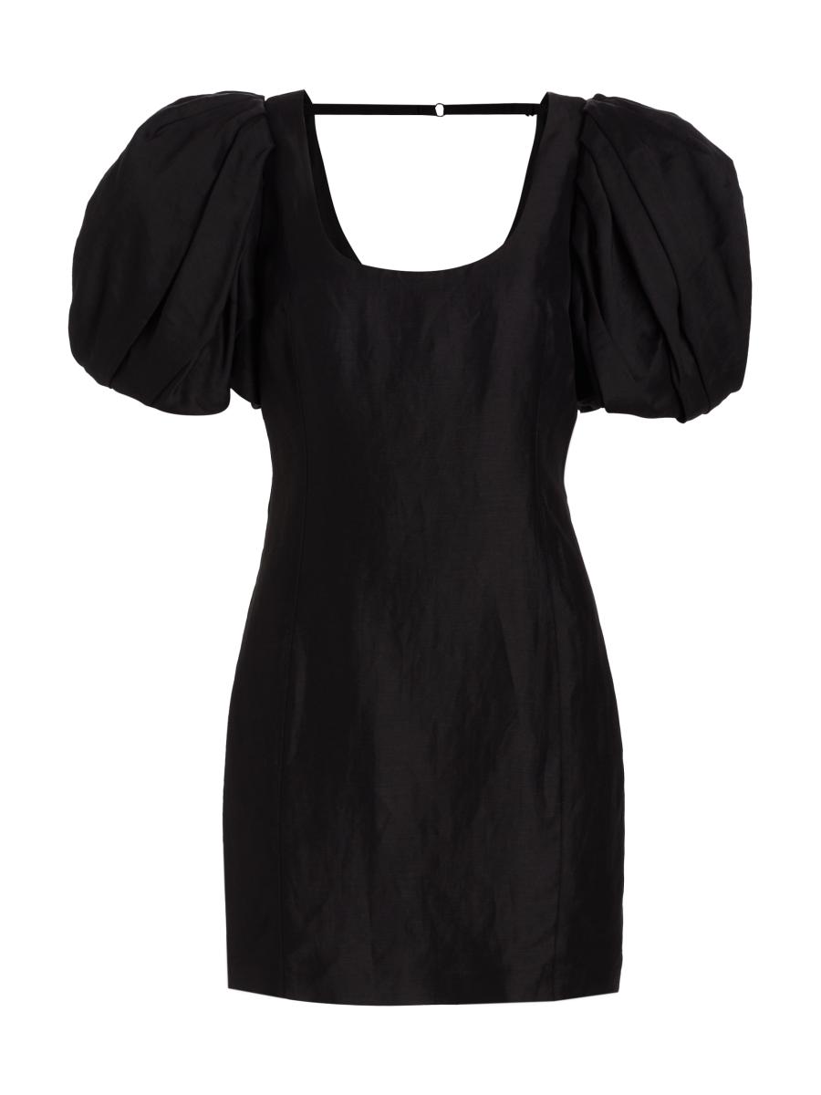 Frame Puff-Sleeve Minidress | Saks Fifth Avenue