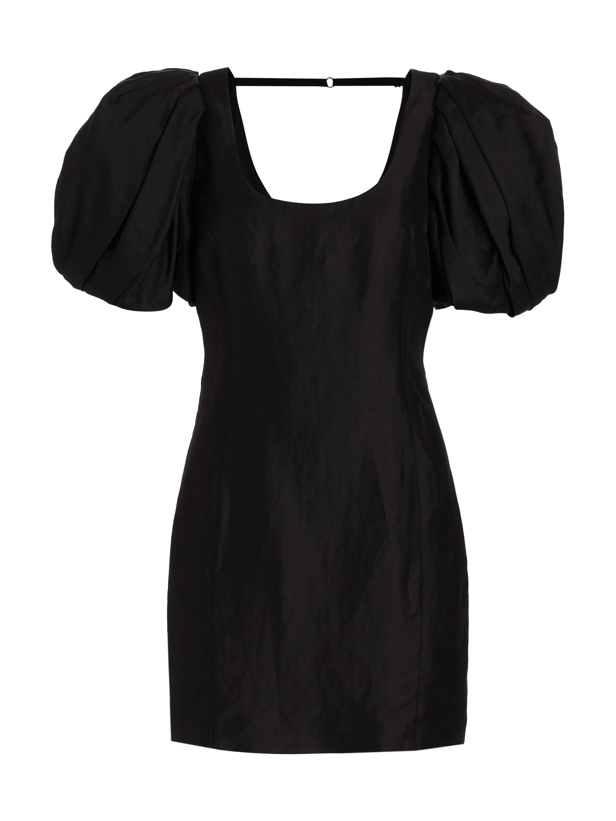 Frame Women's Puff-Sleeve Minidress - Noir