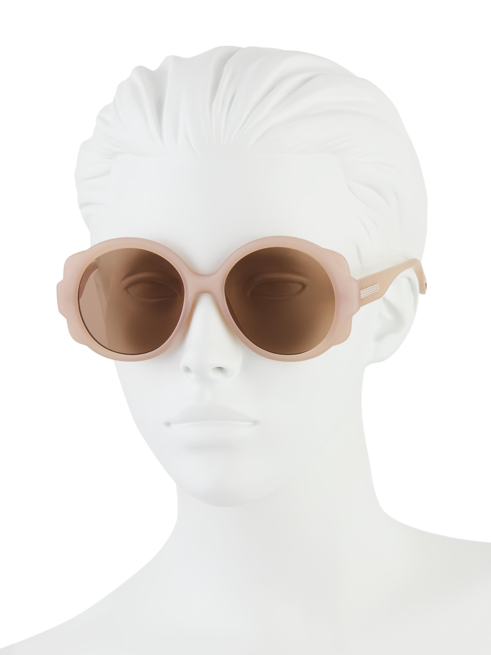 Shop Chloé Mirtha 55MM Round Injection Sunglasses | Saks Fifth Avenue