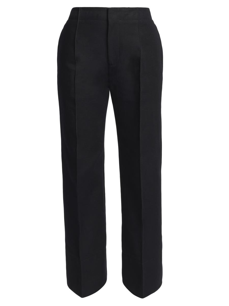 Bottega Veneta Canvas Flat-Front Trousers | Saks Fifth Avenue