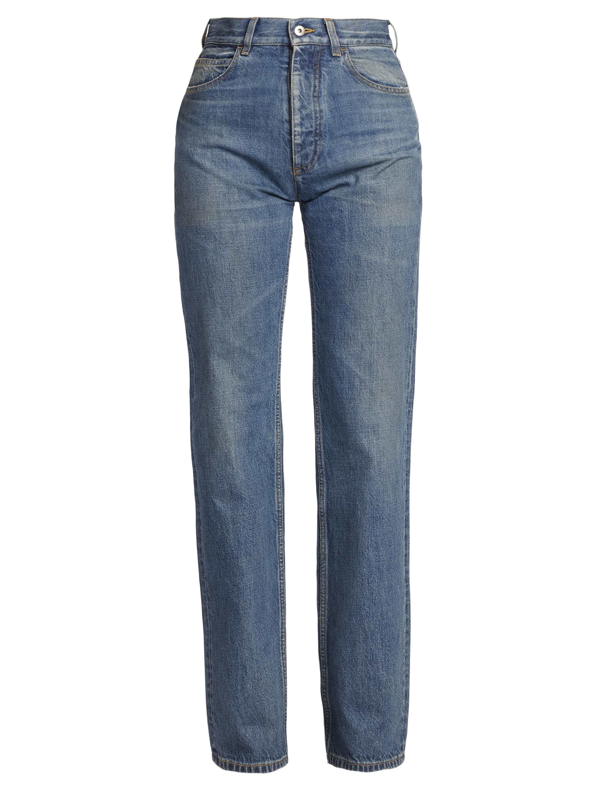 Mugler Stretch Raw Denim Jeans | Saks Fifth Avenue