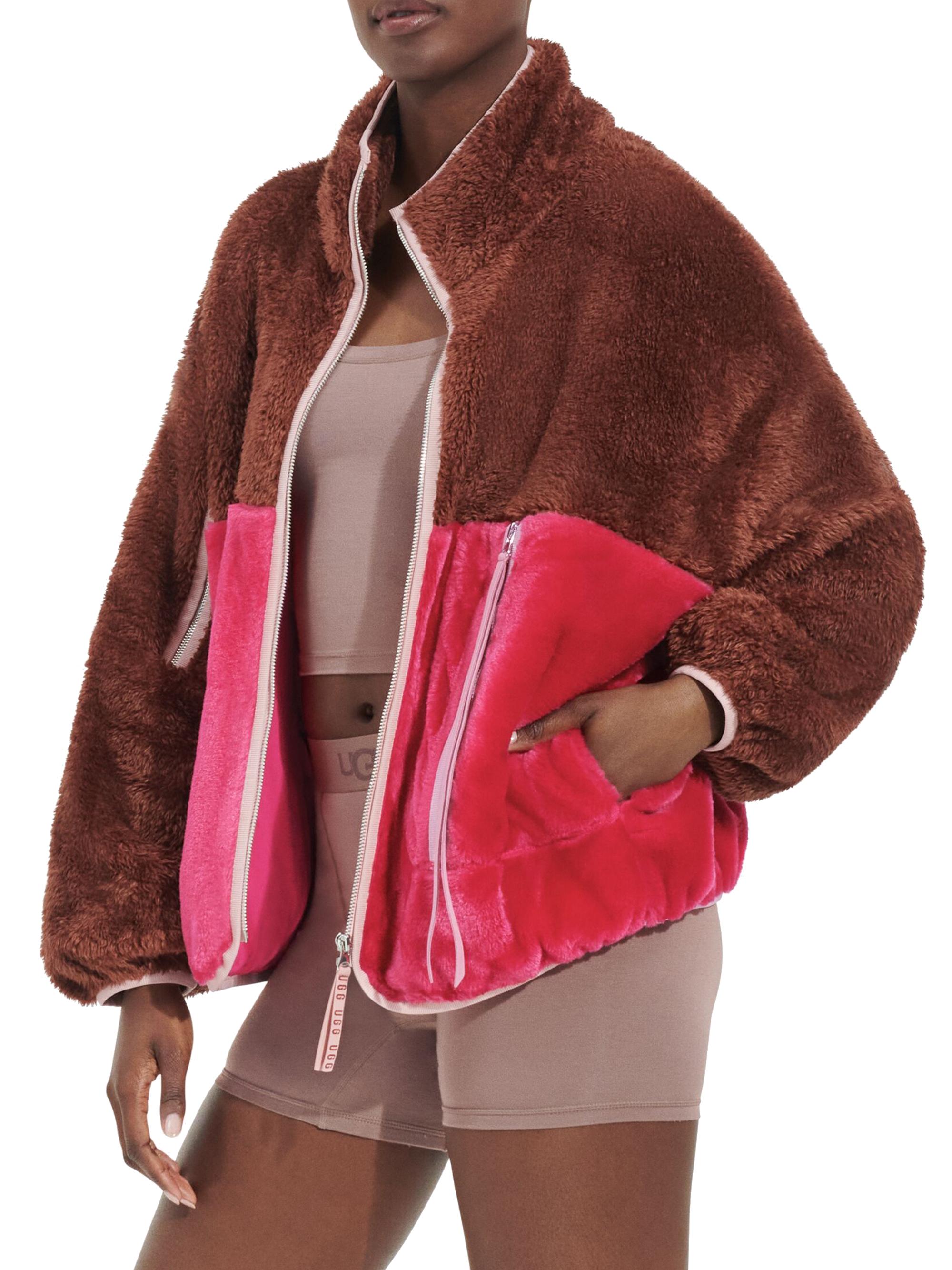 UGG Sherpa & Faux Fur Marlene Jacket | Saks Fifth Avenue