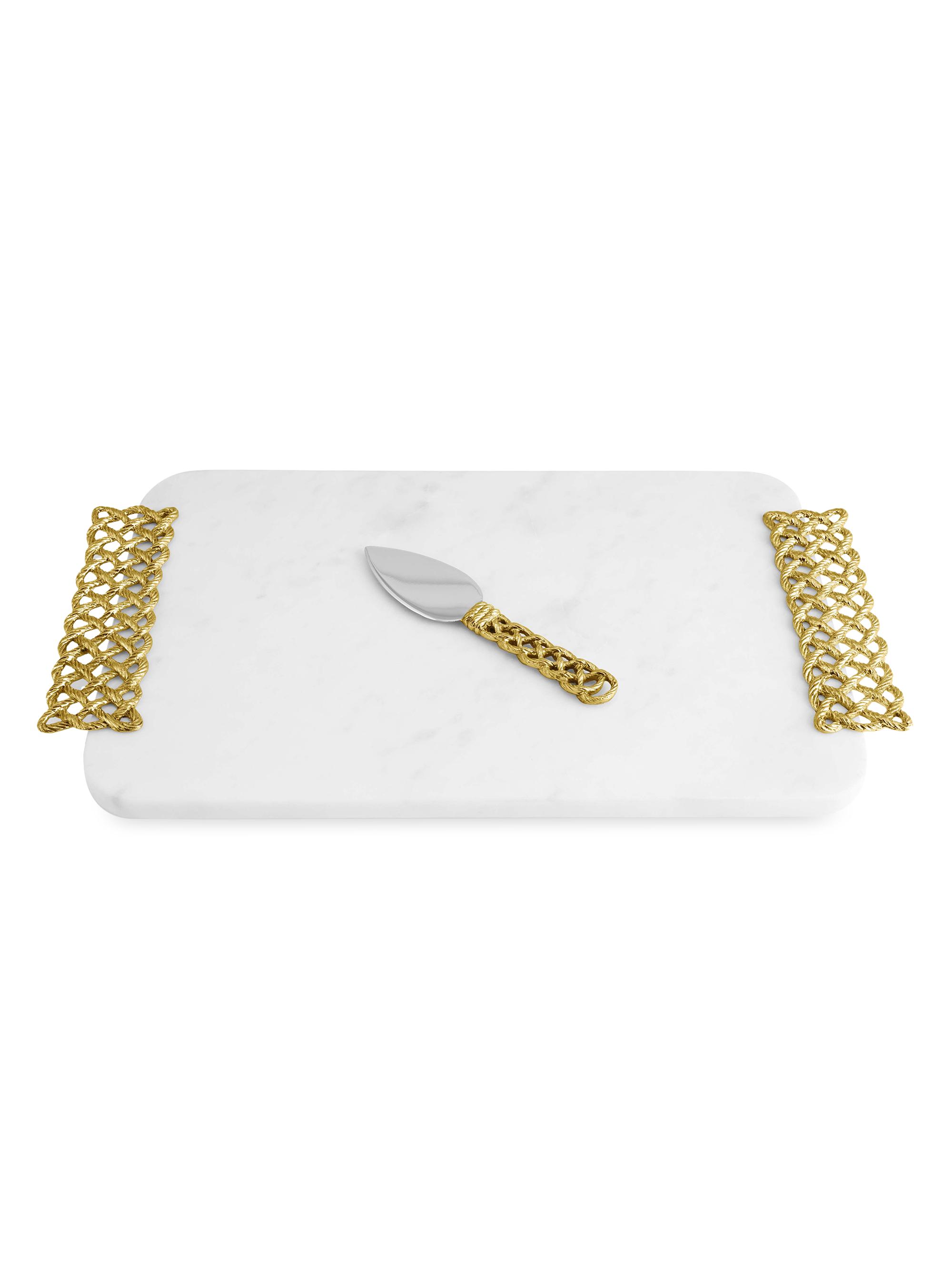 Michael Aram Love Knot Cheese Board & Spreader