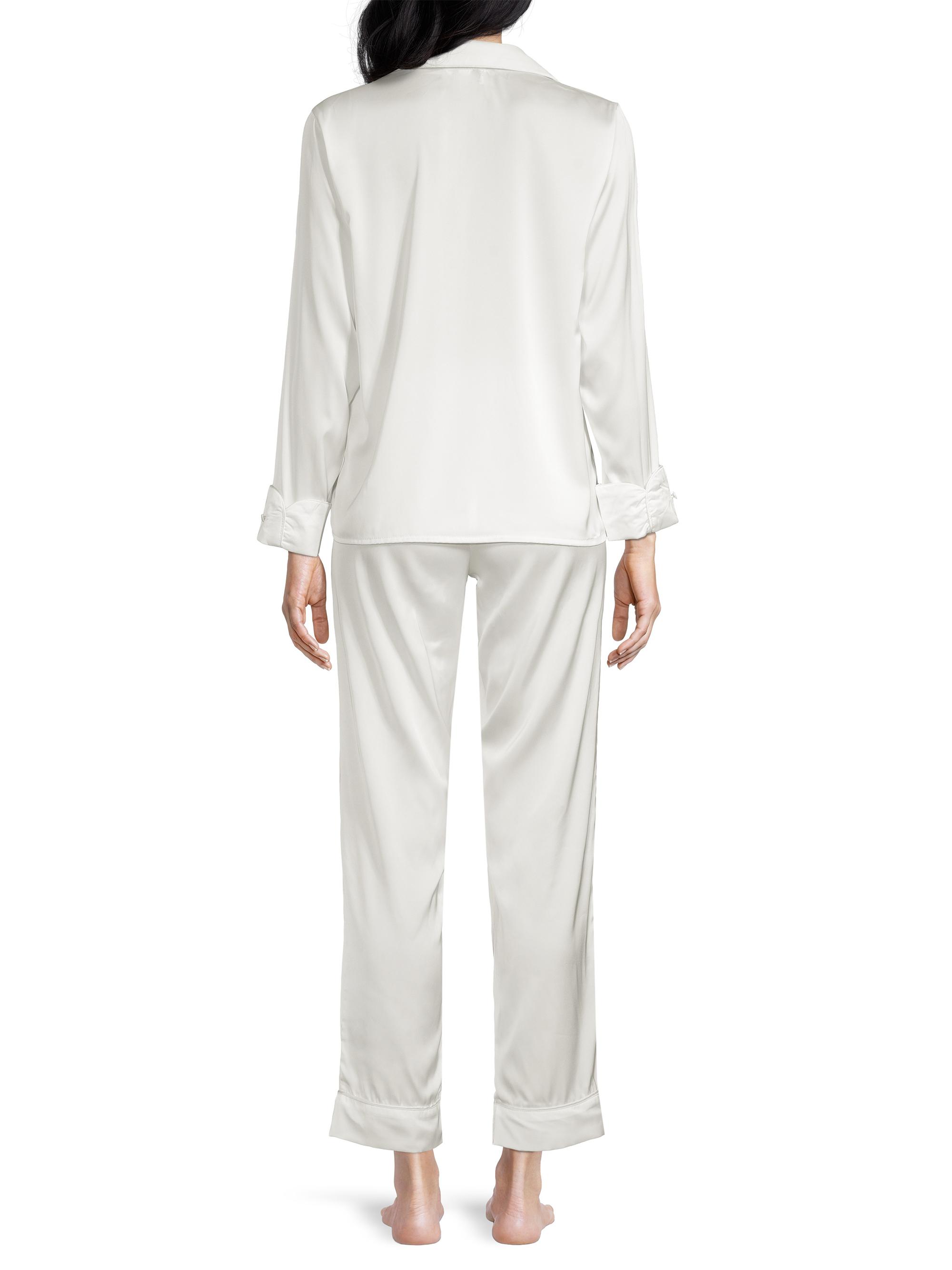 Averie Women's Two-Piece Bianca Pajama Set - White | Thumbnail 5