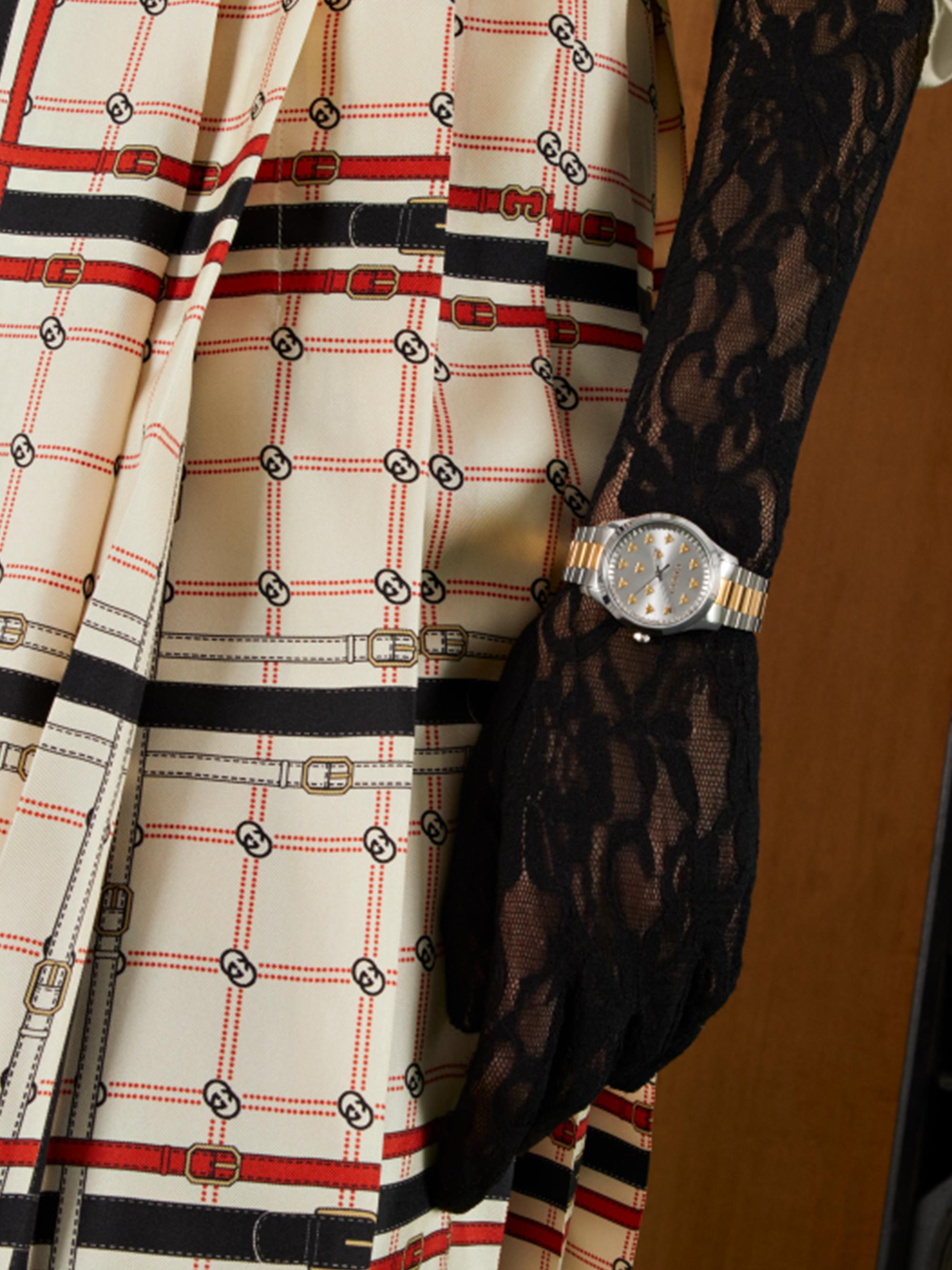 Gucci G Timeless Multibee 18K Yellow Gold & Stainless Steel