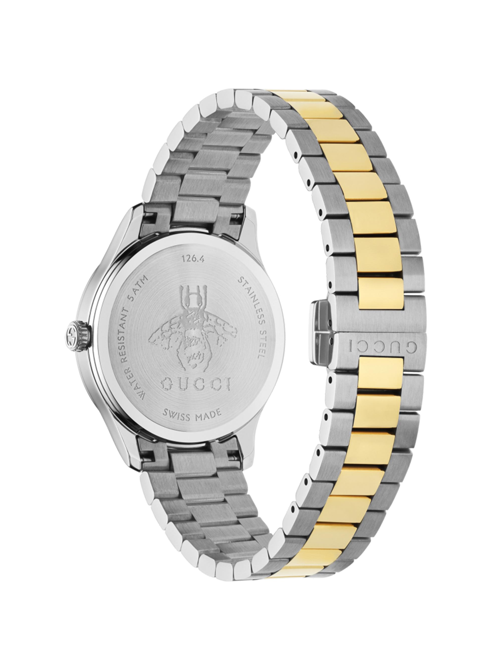 Gucci G Timeless Multibee 18K Yellow Gold & Stainless Steel