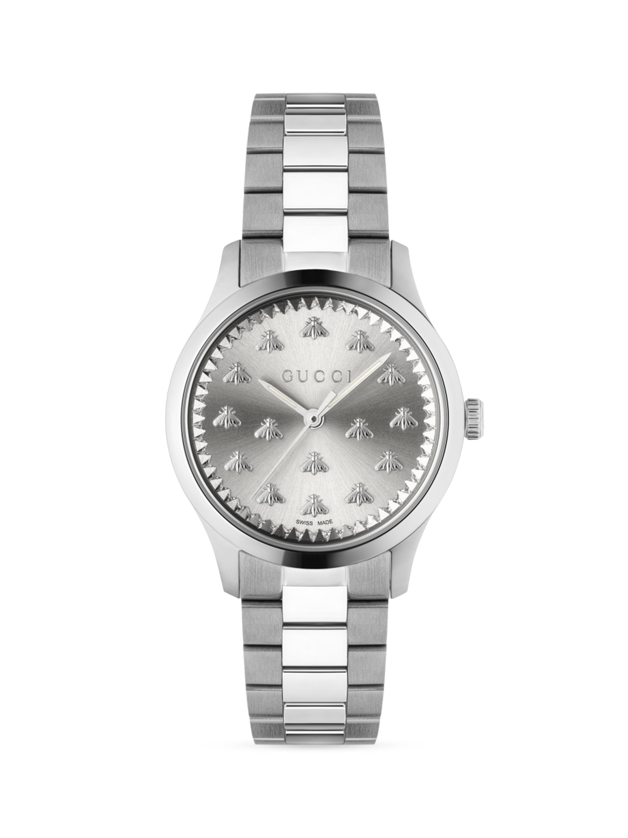 Gucci G Timeless Multibee 18K Yellow Gold & Stainless Steel