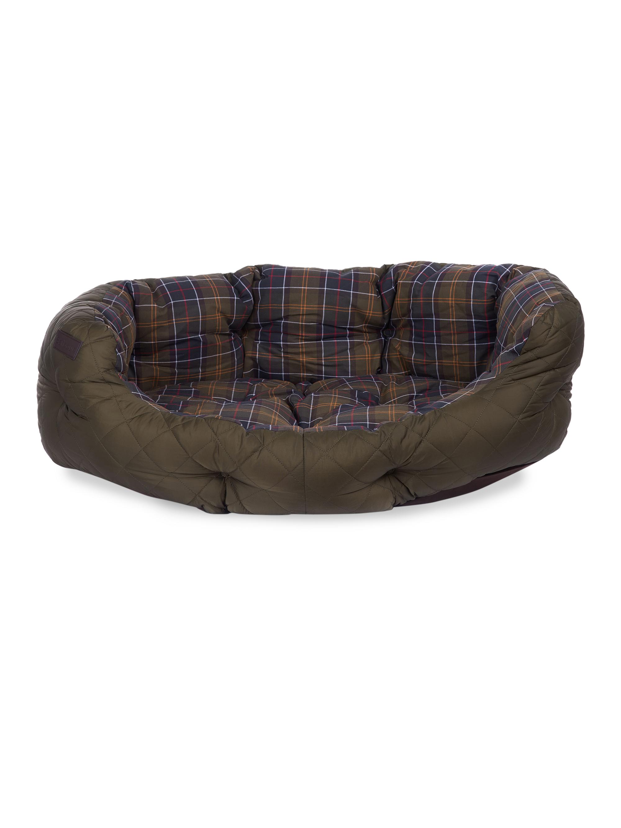 Barbour Quilted Dog Bed - Olive