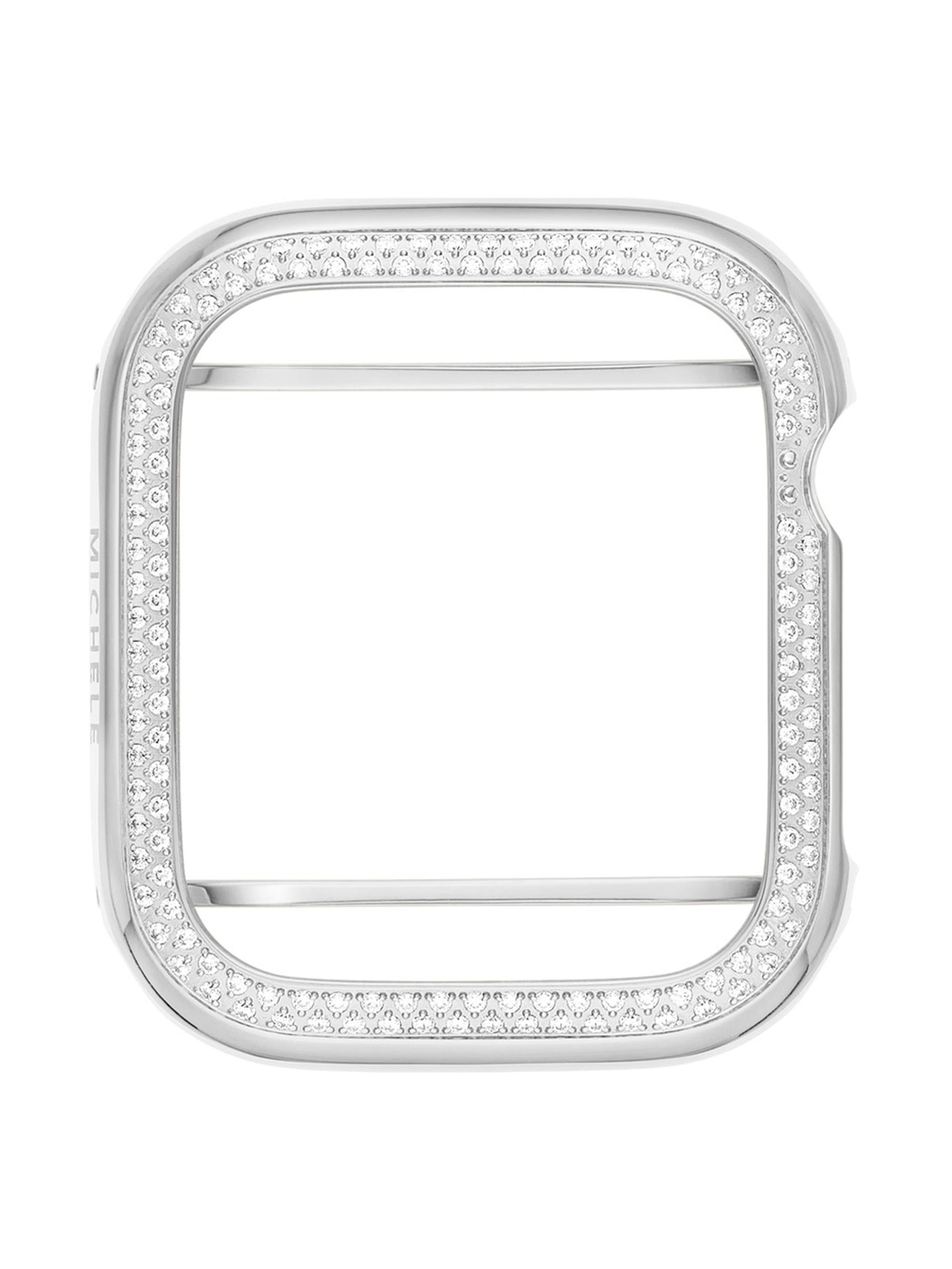 Michele Women's Stainless Steel & Diamond Apple Watch Case/41MM