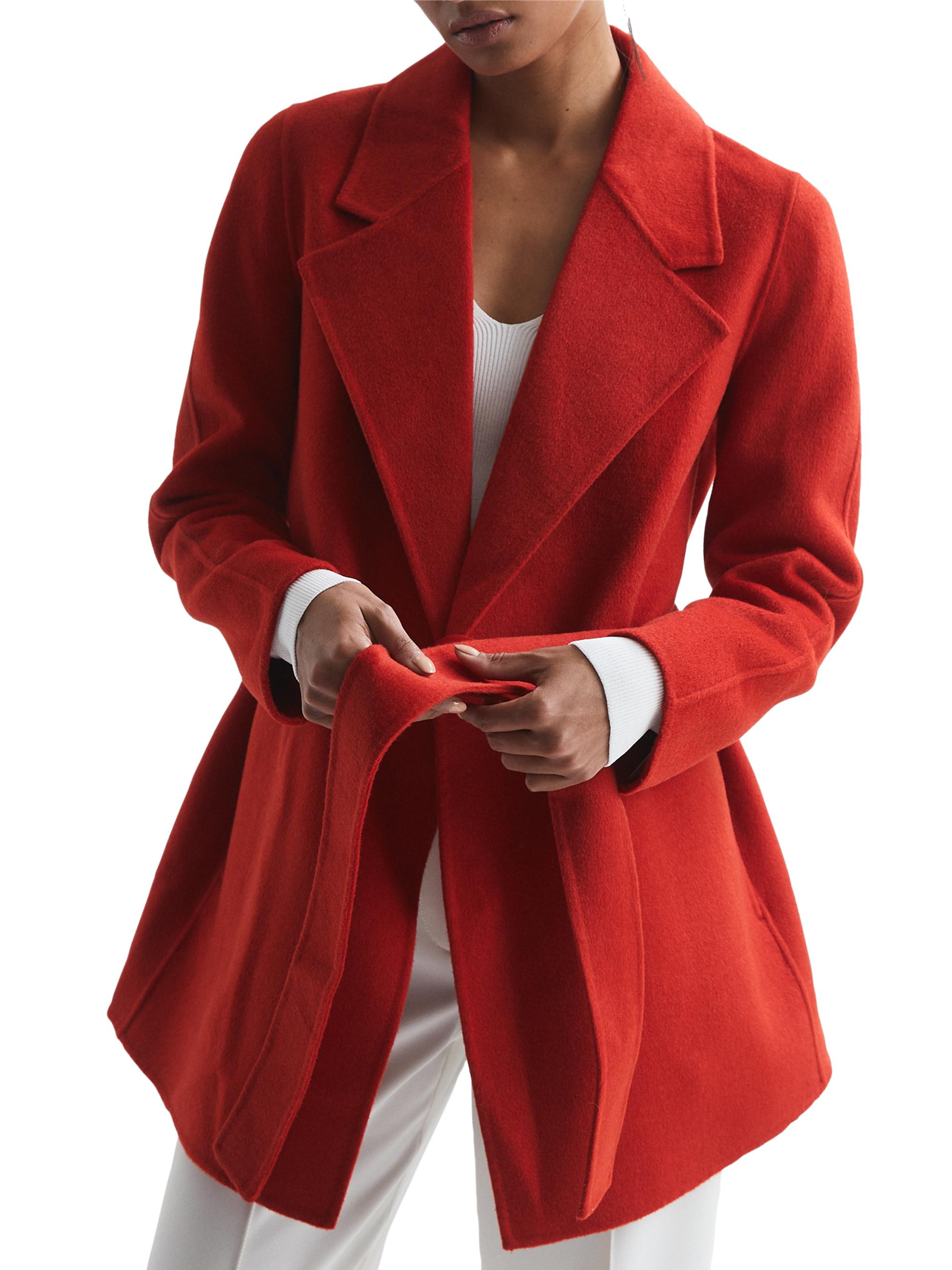 reiss amalia short blindseam coat