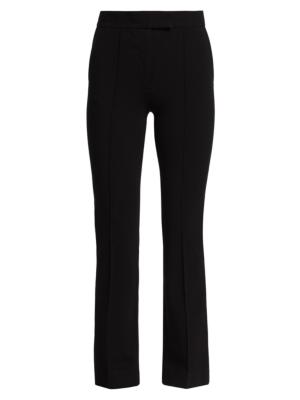 High-rise cady bootcut pants