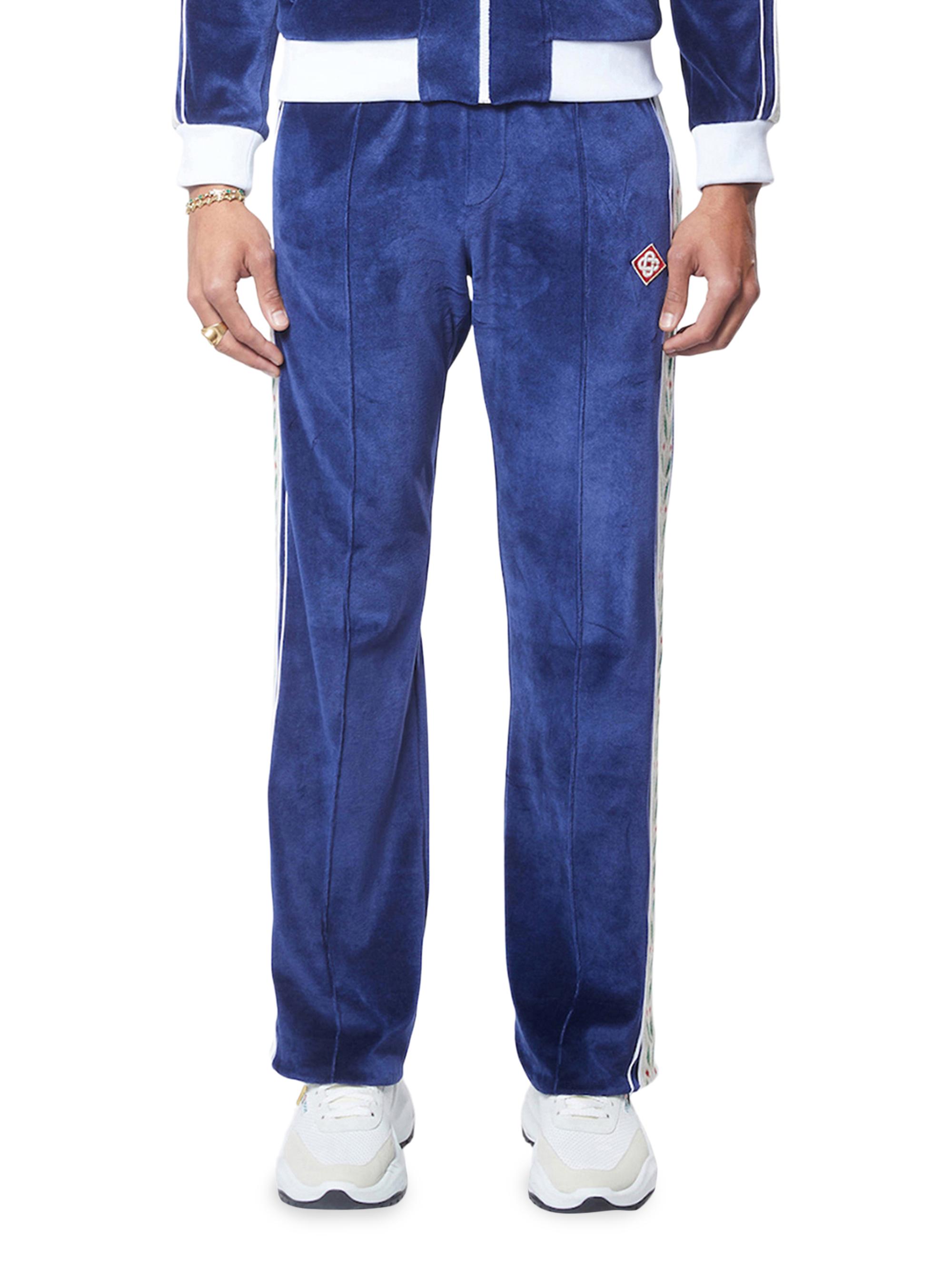 Casablanca Men's Laurel Track Pants - Navy Laurel