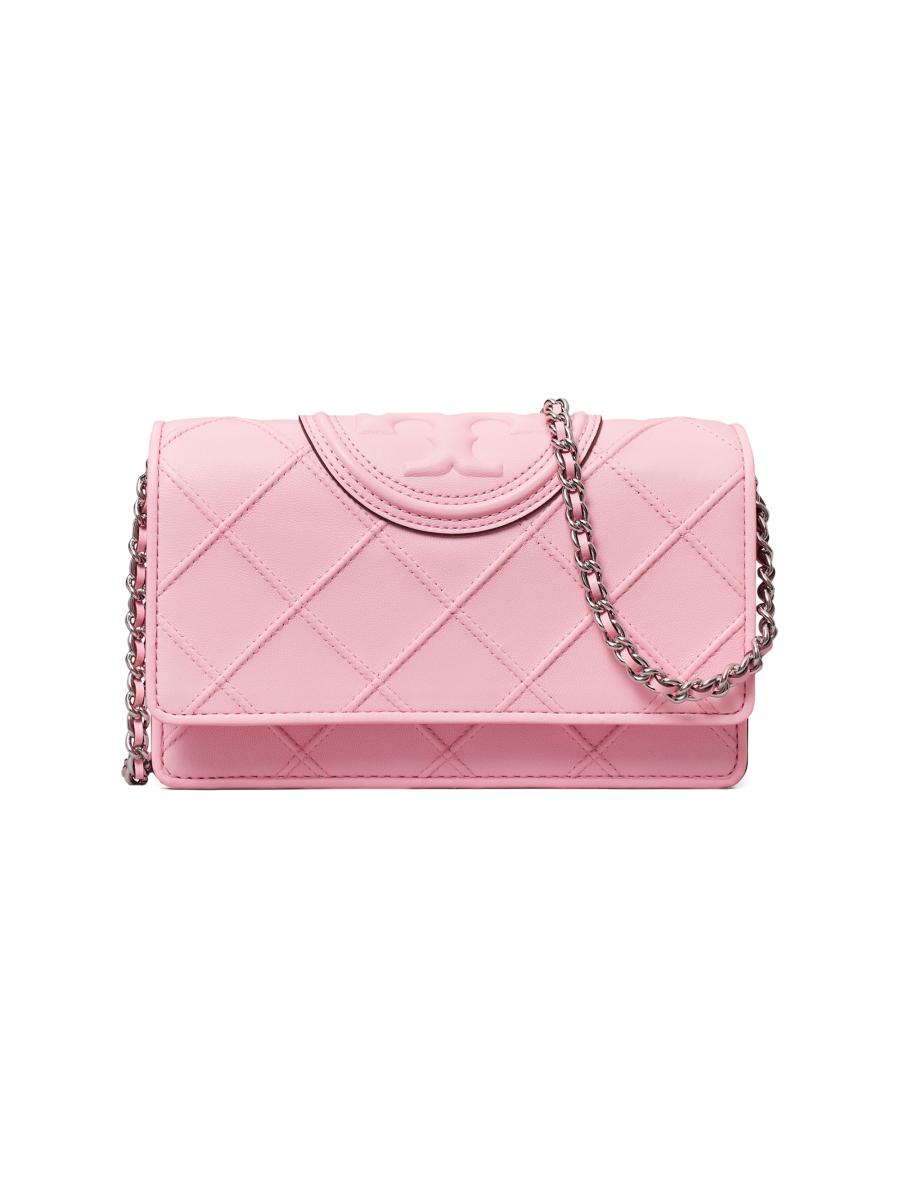 Tory Burch Fleming Soft Leather Chain Wallet | Saks Fifth Avenue