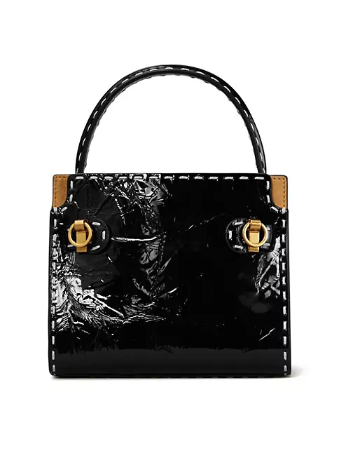 NEW Tory Burch Clam Shell Lee Radziwill Petite Double Bag $648